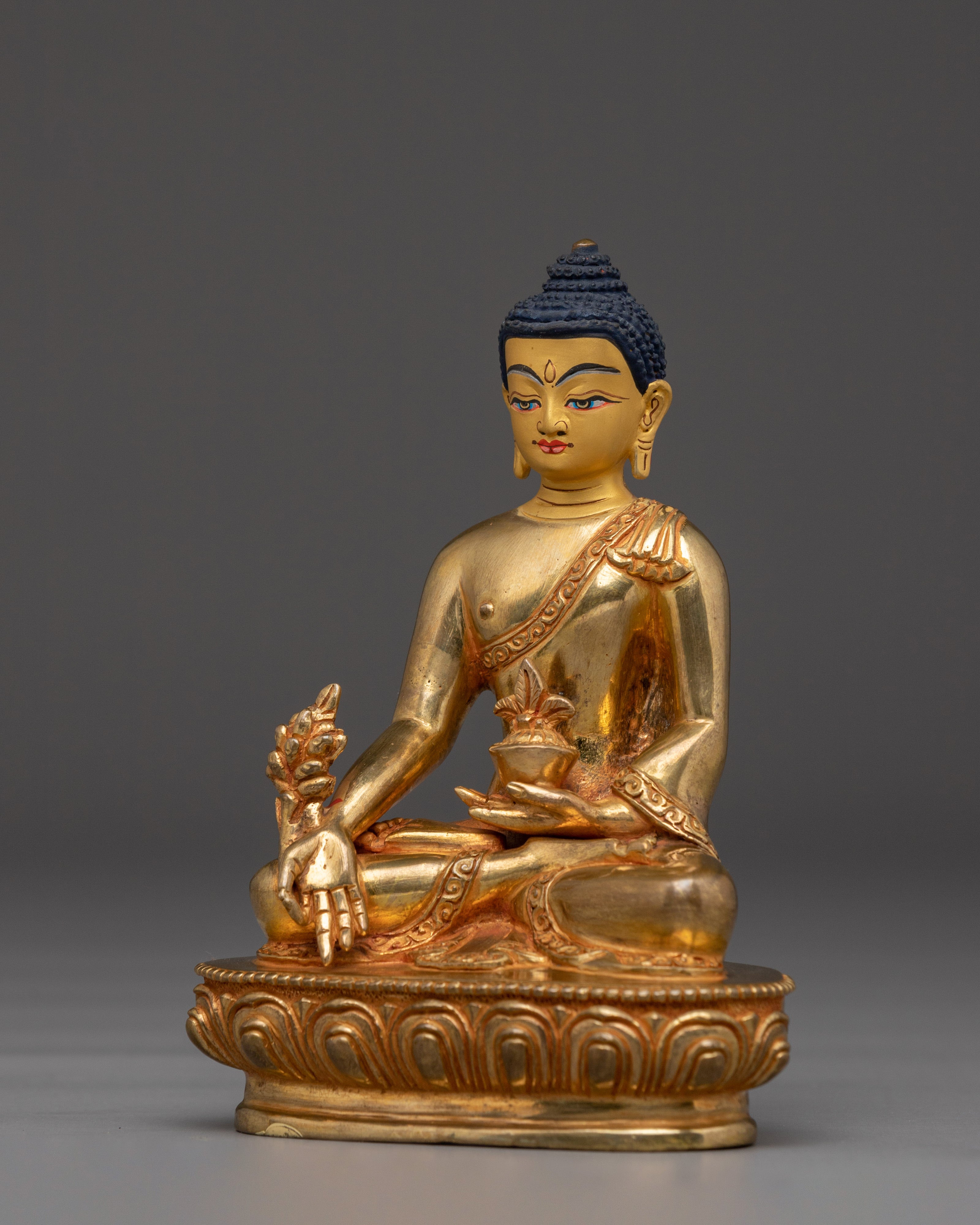 Tibetan Medicine Buddha Figurine | Healing Deity