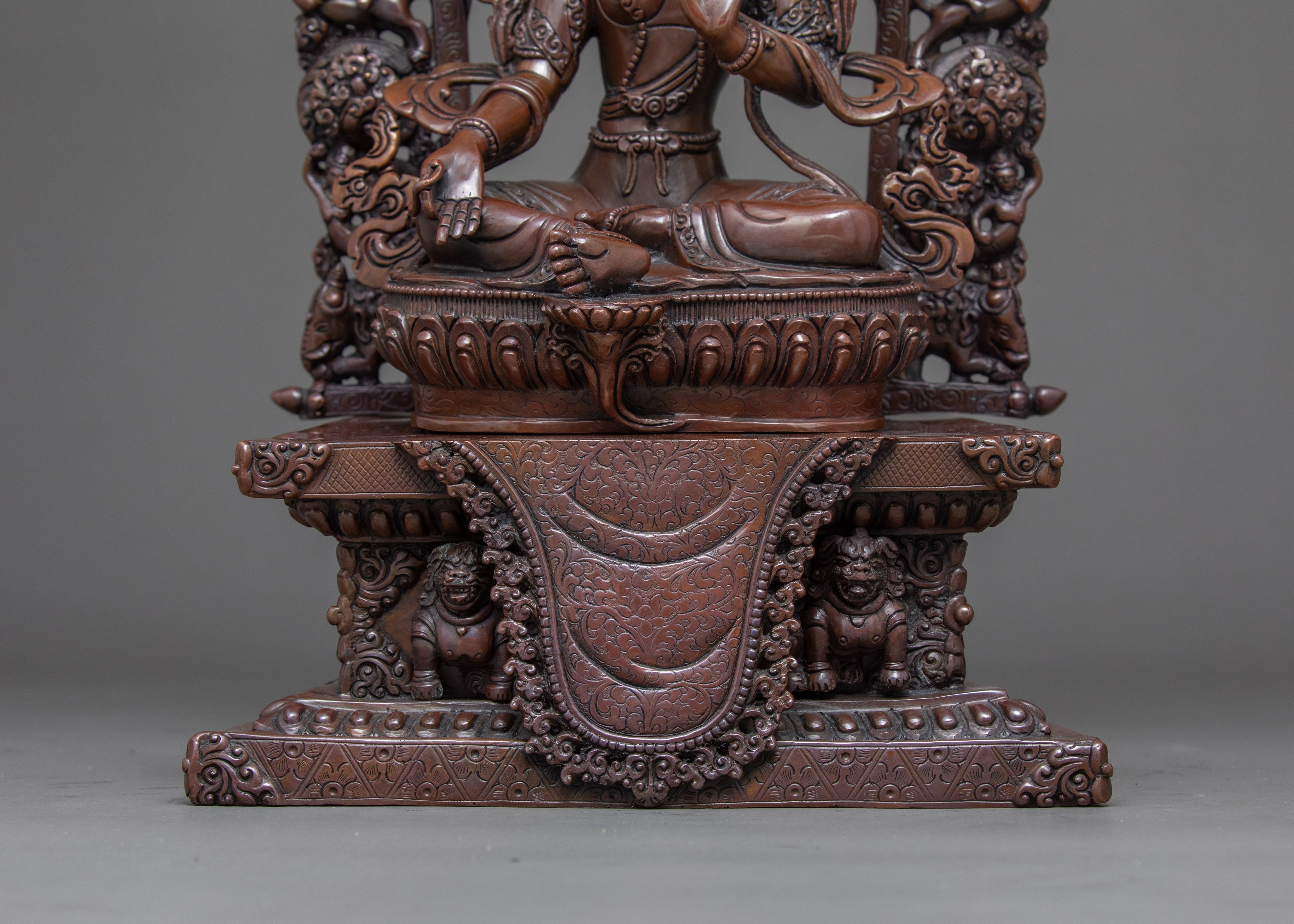 Green Tara Buddhist Art | Sculpted In Nepal