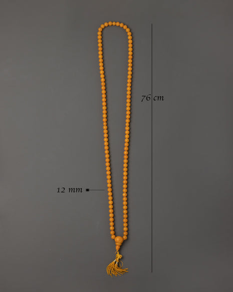 Handcrafted Lotus Seed Mala Beads | Symbol of Spiritual Growth and Purity