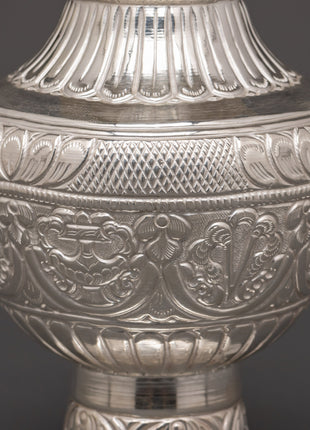 Karuwa Traditional Vessel | Water Offering Pure Silver Karuwa
