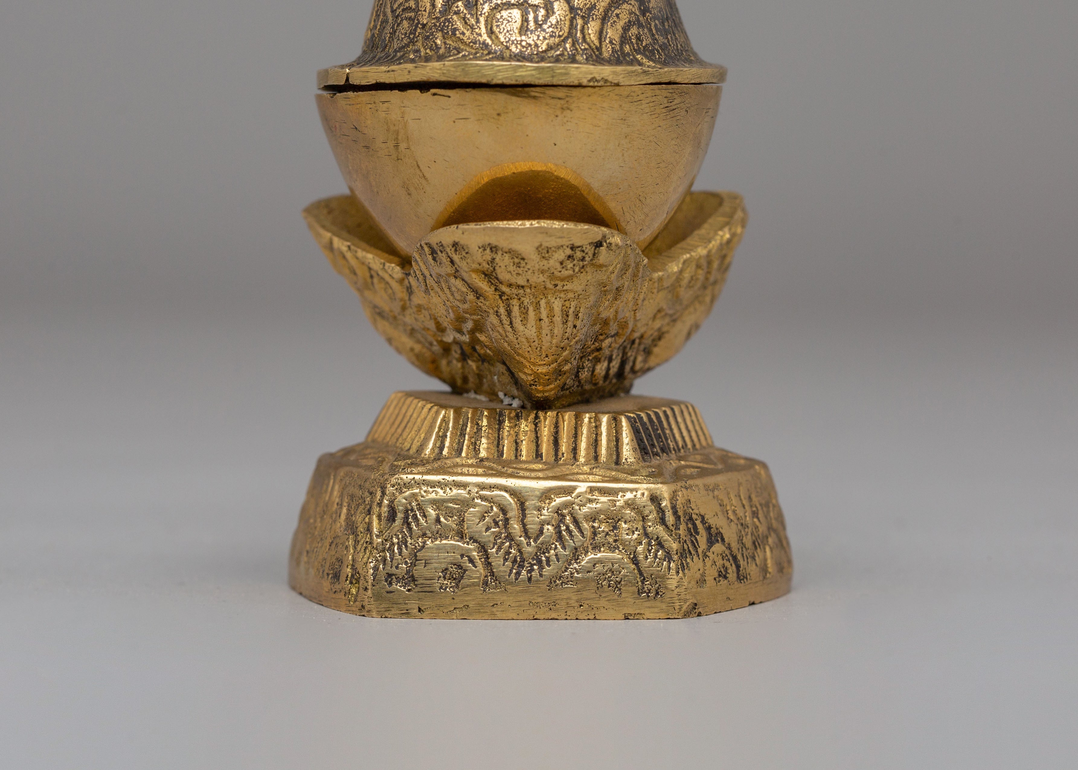 Handmade Buddhist Ceremonial Kapala | Ritual Vessel for Tantric Practices