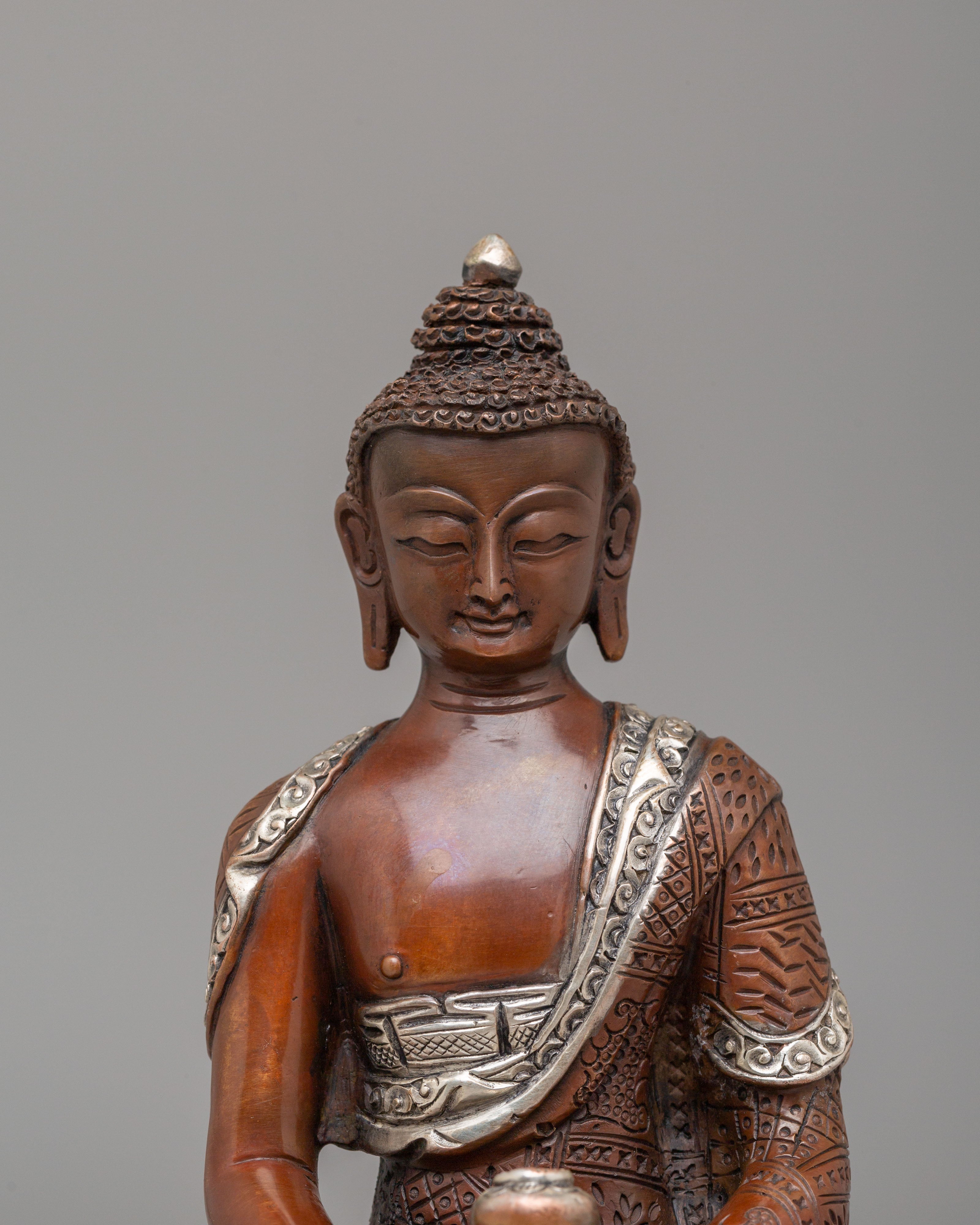 Pure Land Amitabha Buddha Deity Statue | Traditional Tibetan Artwork