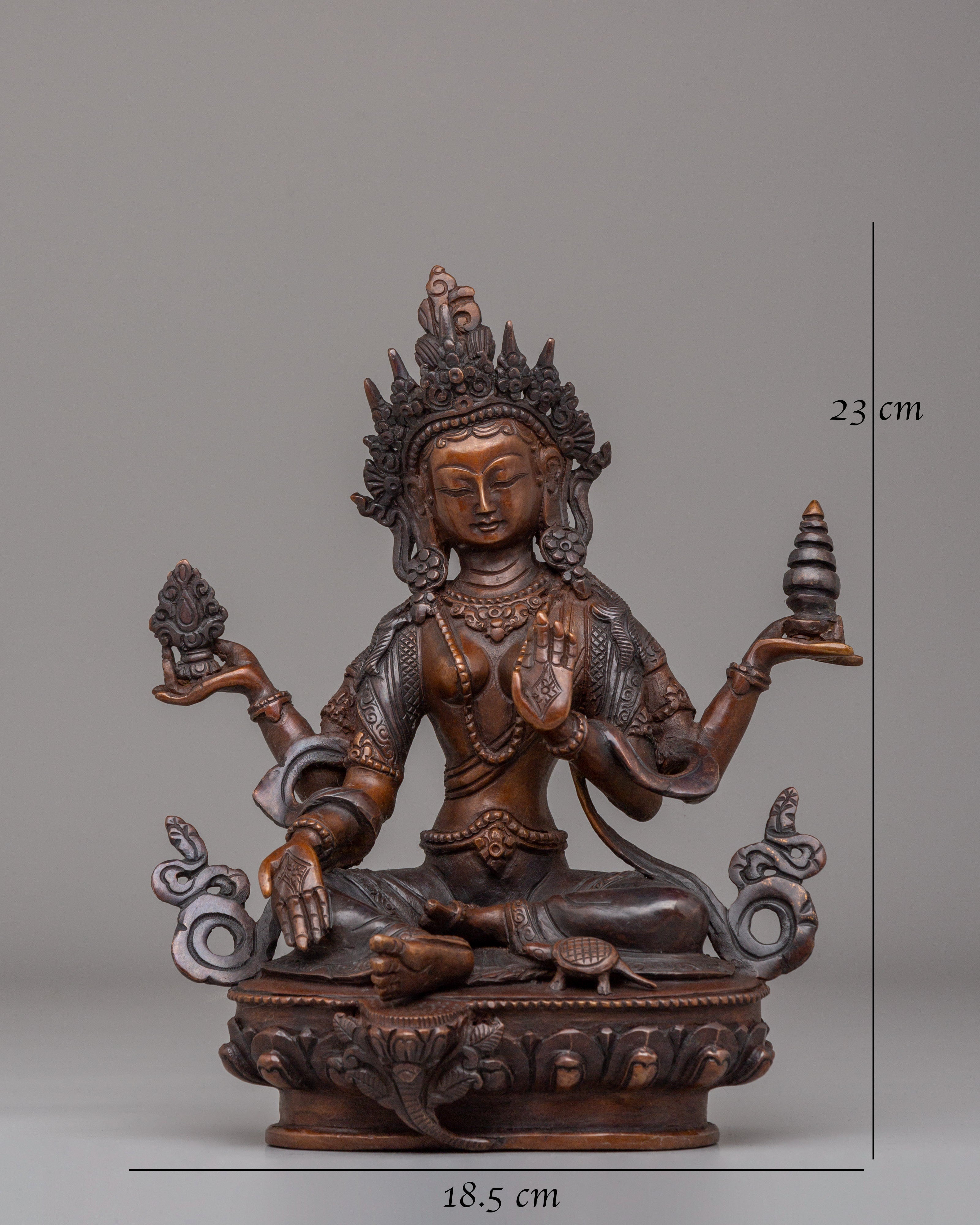 Scared Laxmi Handcrafted Statue | Hindu Deity Figurine
