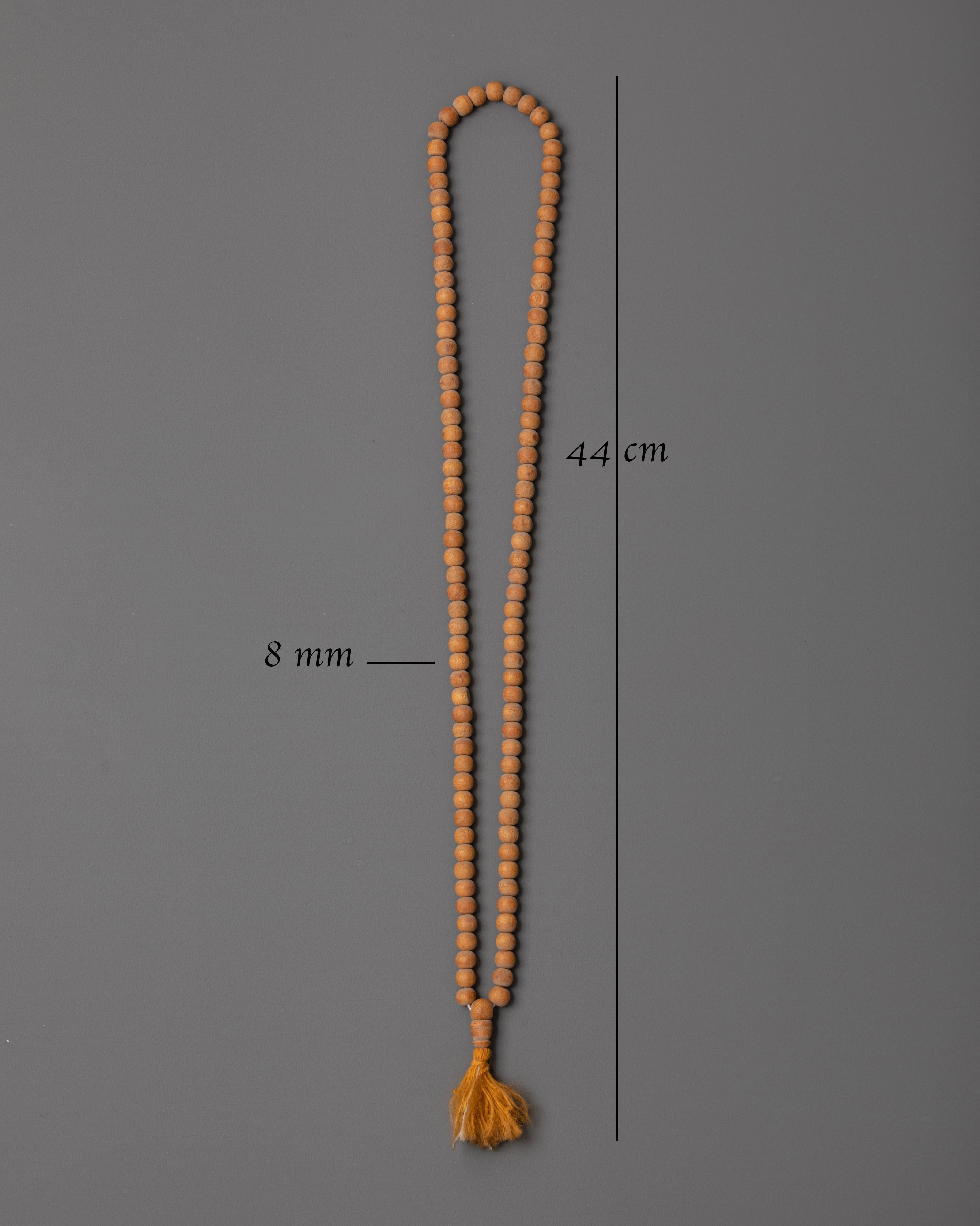 Handmade Herbal Japa Mala | 8mm Beads for Meditation and Prayer