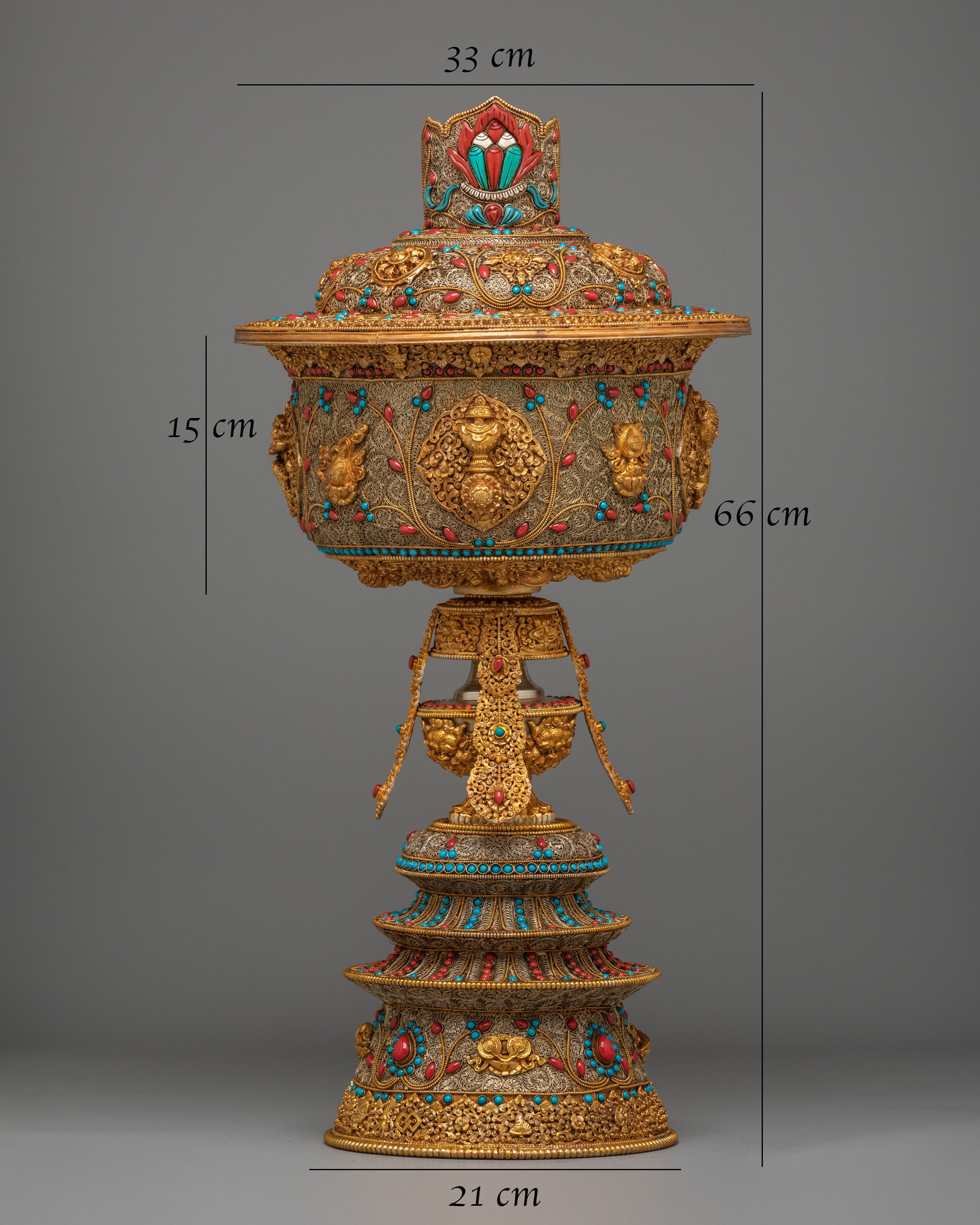 Traditional Himalayan Butter Lamp Set  | Sacred Light Offering
