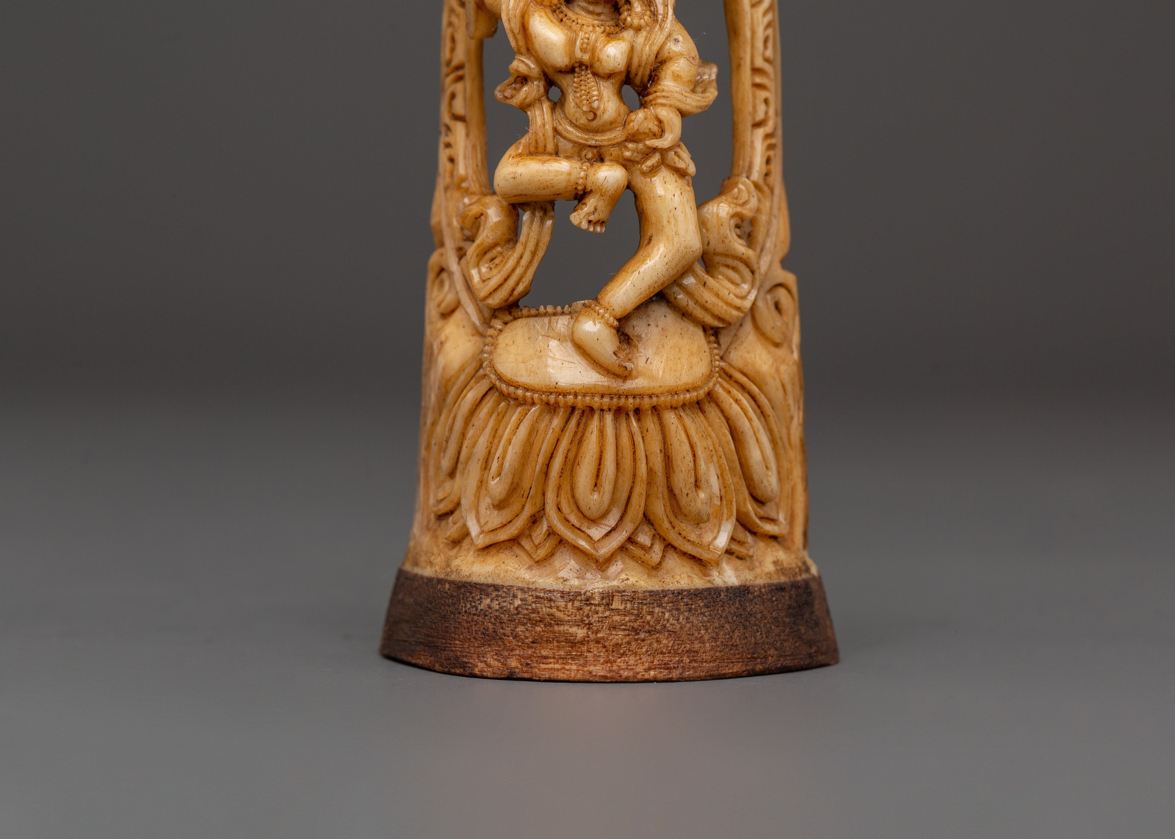 Yamantaka Tantric Figure | Hand-Carved Yak Bone