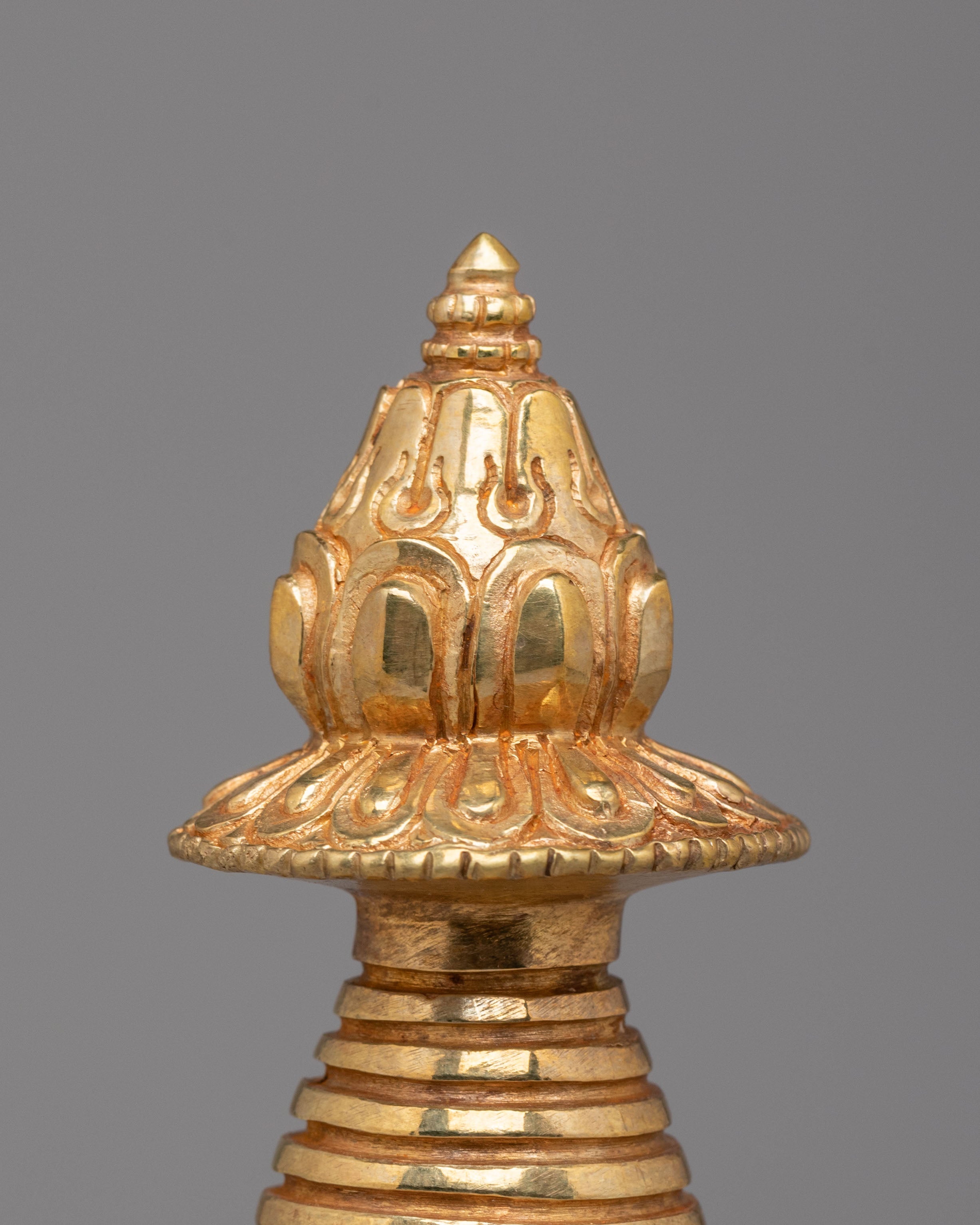 Handcrafted Kadampa Altar Stupa | Sacred Buddhist Shrine Decor