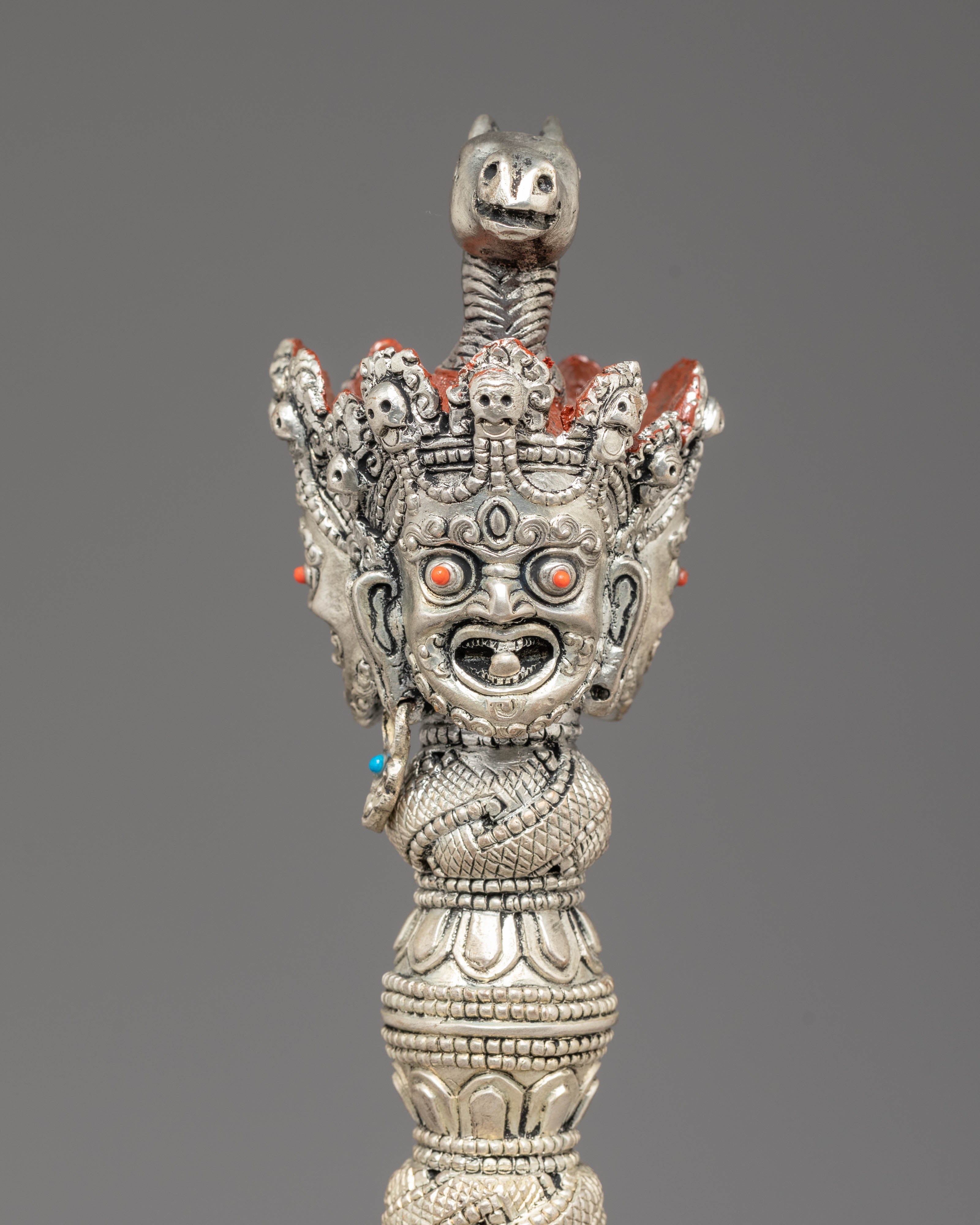 Silver Plated Phurba for Ritual Use | Symbol of Protection