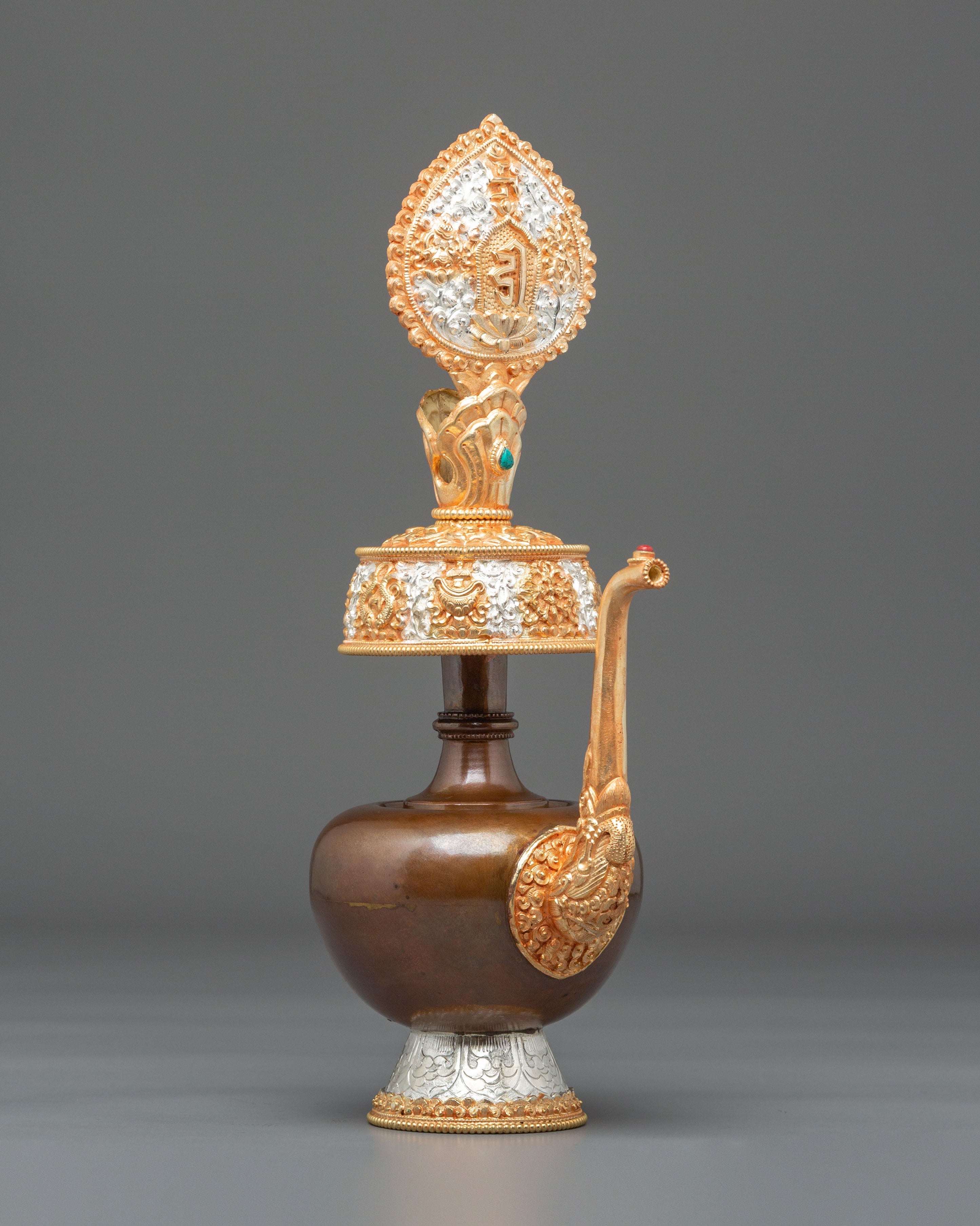 Tibetan Ceremonial Bhumba Set | Buddhist Ritual Offering Vessel