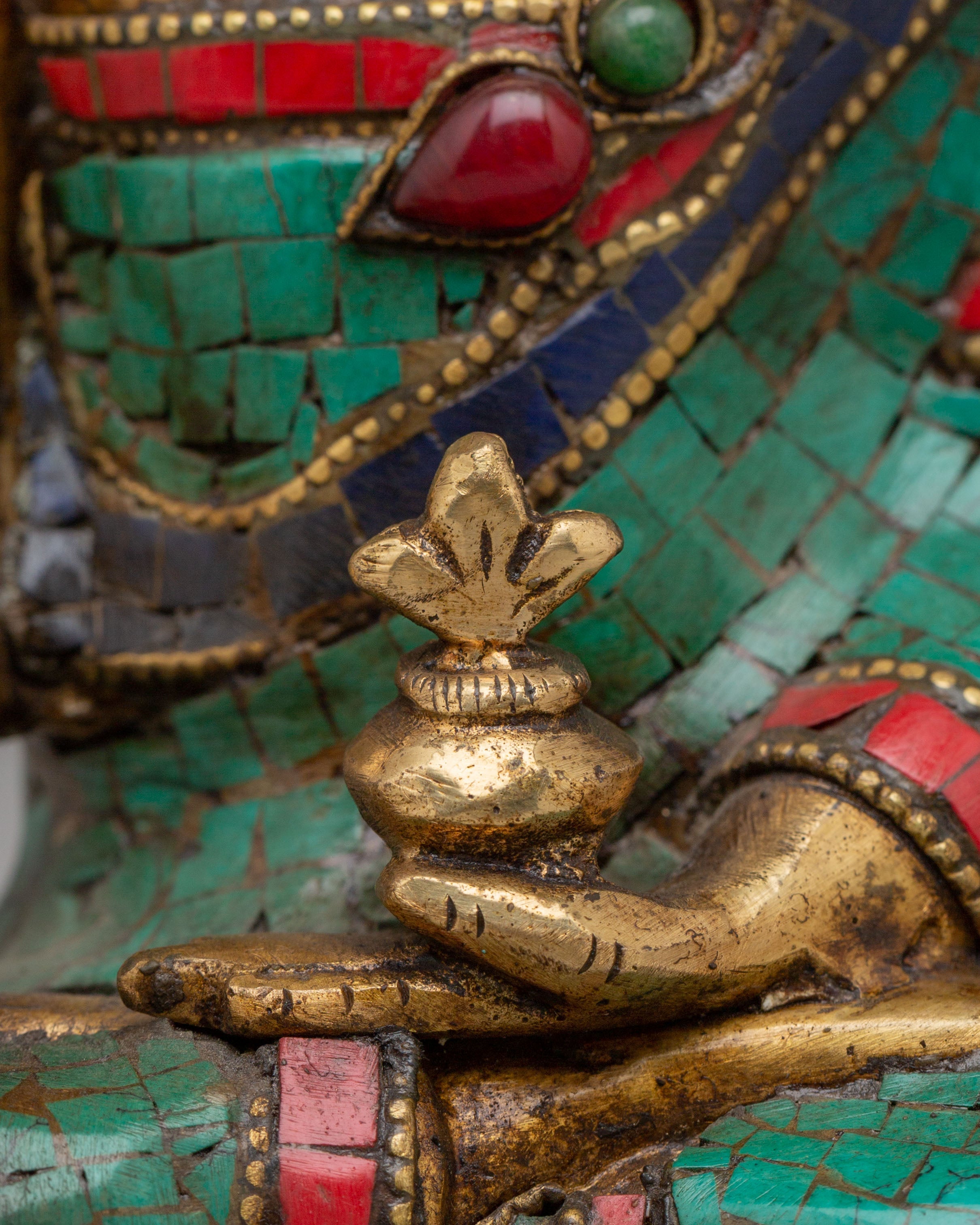 Traditional Medicine Buddha Deity Statue | Healing Symbolism