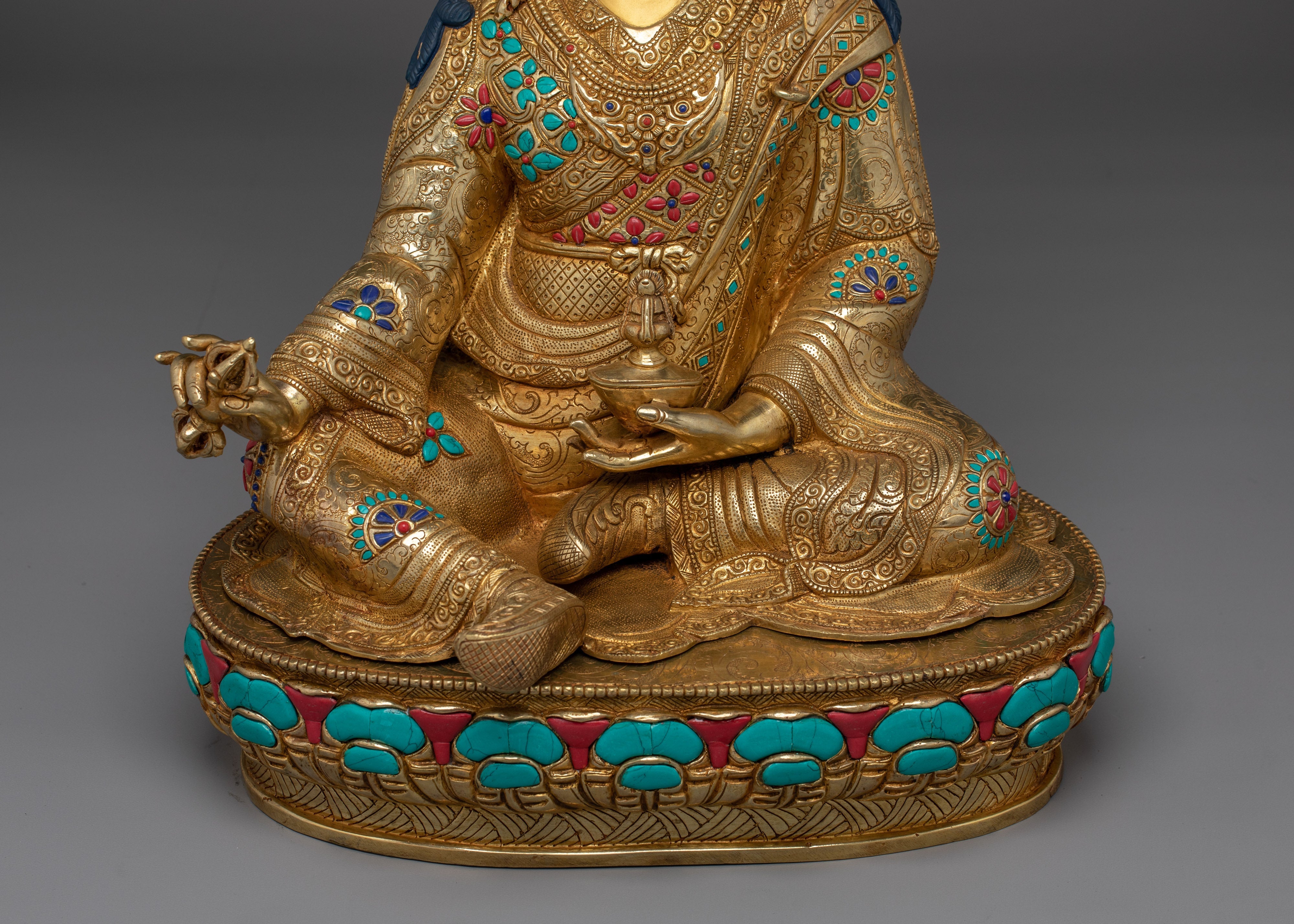 Vajra Master Padmasambhava Statue | Precious Lotus Born Guru Artwork