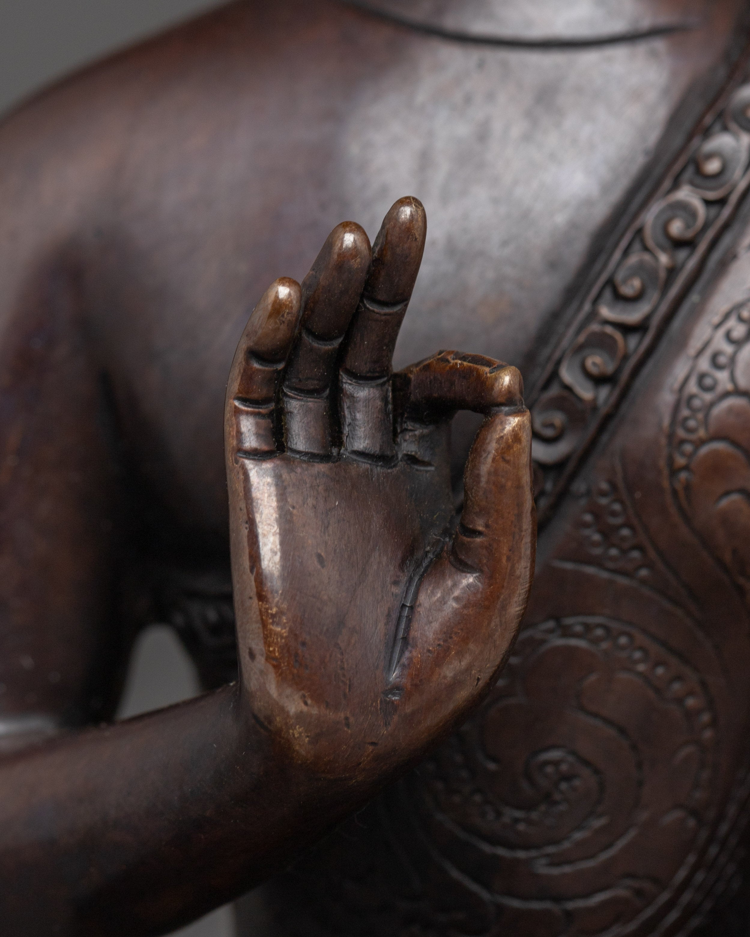 Handmade Oxidized Statue of Amogasiddhi | Wisdom of Unfailing Accomplishment