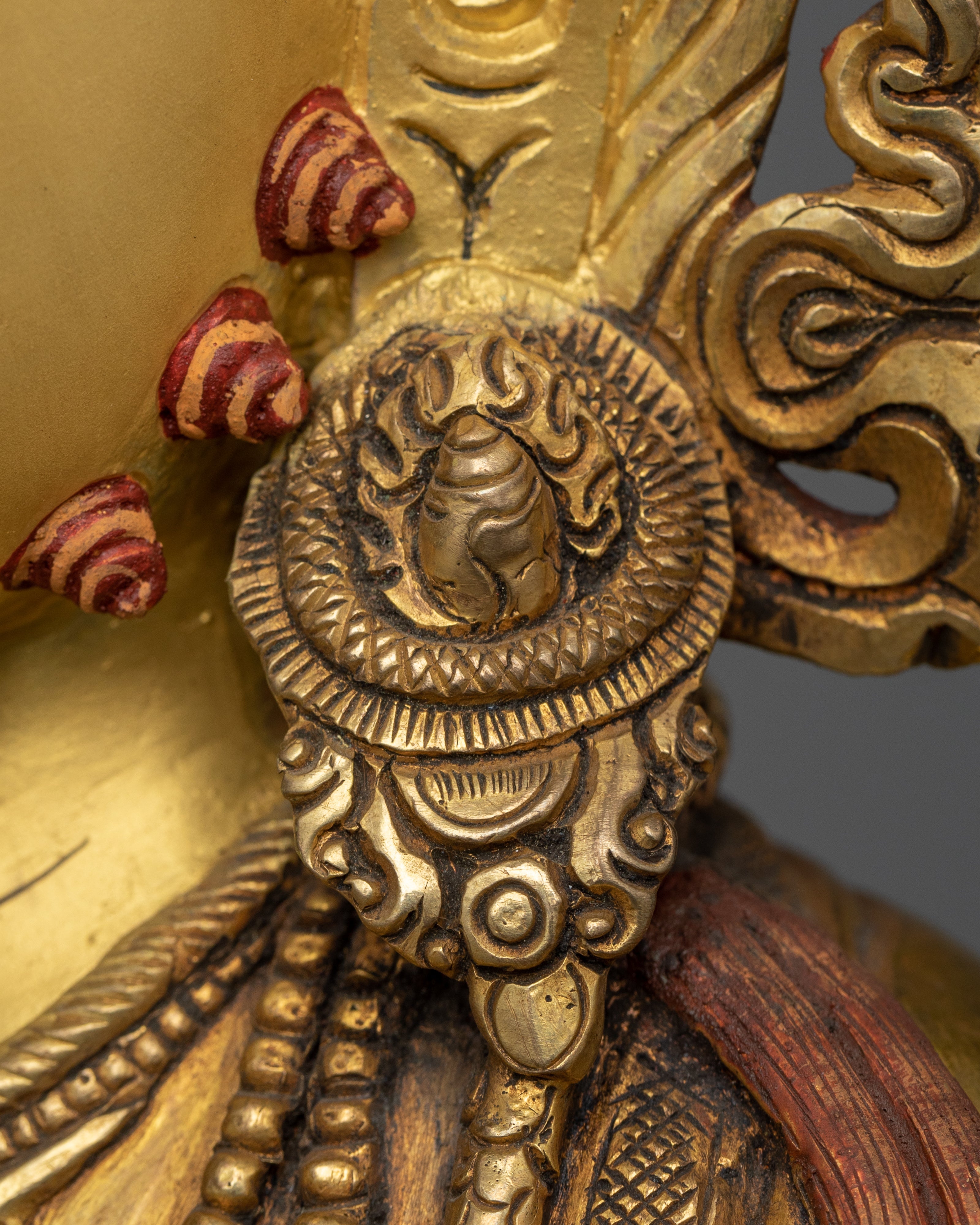 Kubera Statue for Shrine | Welcome Prosperity with the Vibrant Yellow Dzambhala