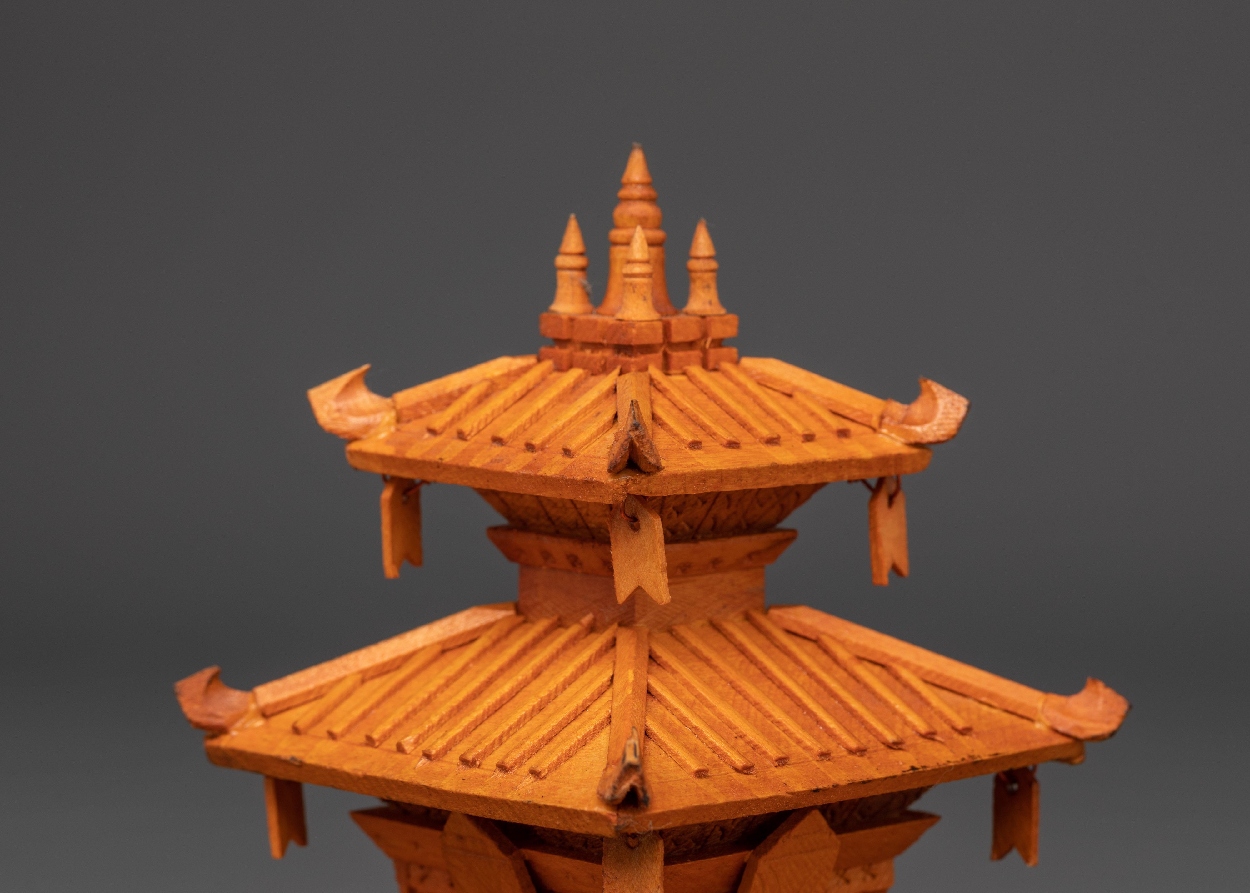 Wooden Buddhist Religious Stupa | For Ritual Use