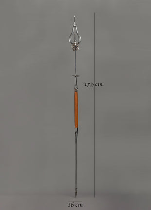 Tibetan Ritual Staff (Monk's Staff) | Sacred Spiritual Artifact