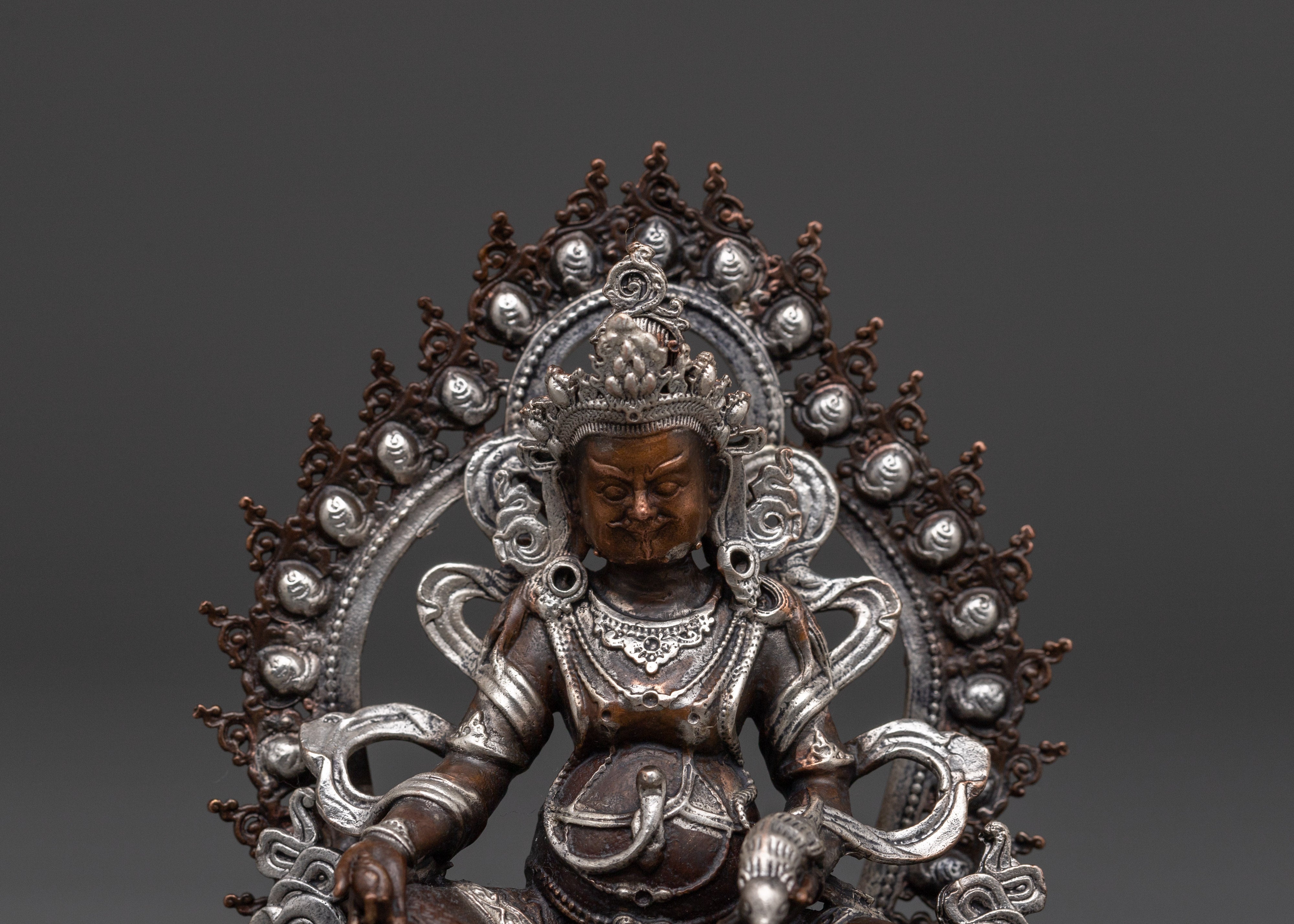 Oxidized Statue of Dzambhala | Altar and Prosperity
