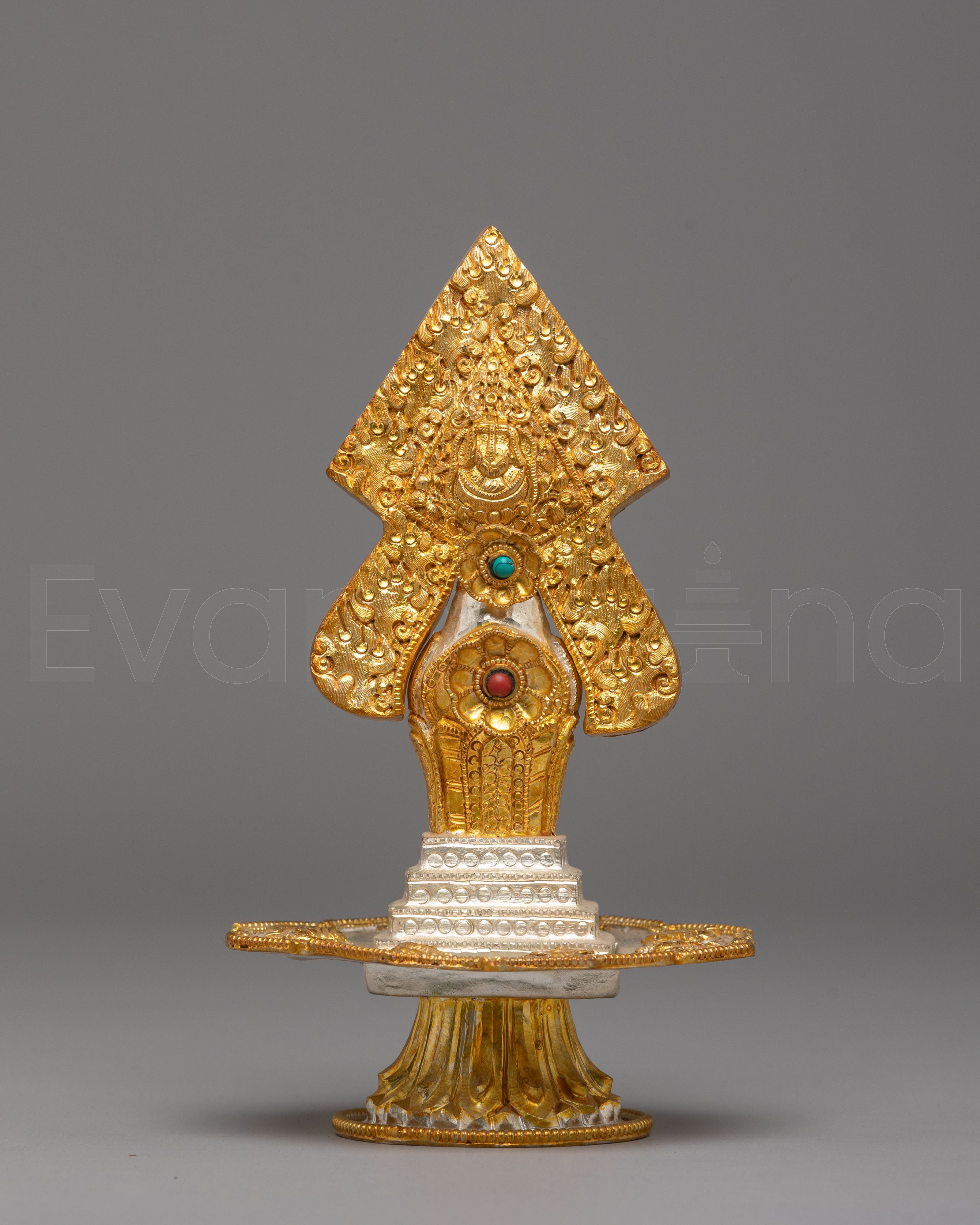 Electro Silver Plated Torma for Offering