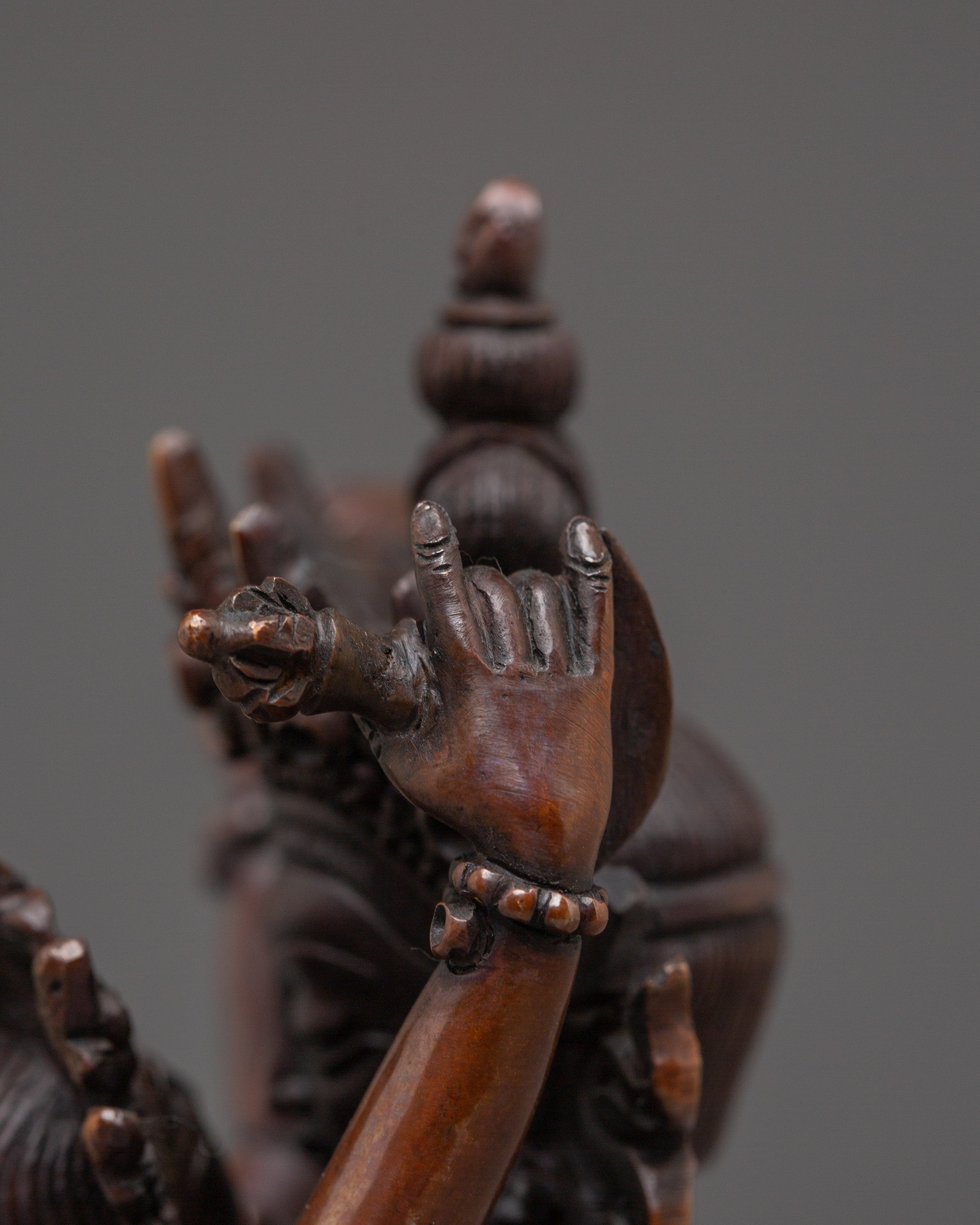 Vajradhara With Consort Oxidized Statue | Primordial Buddha Artwork