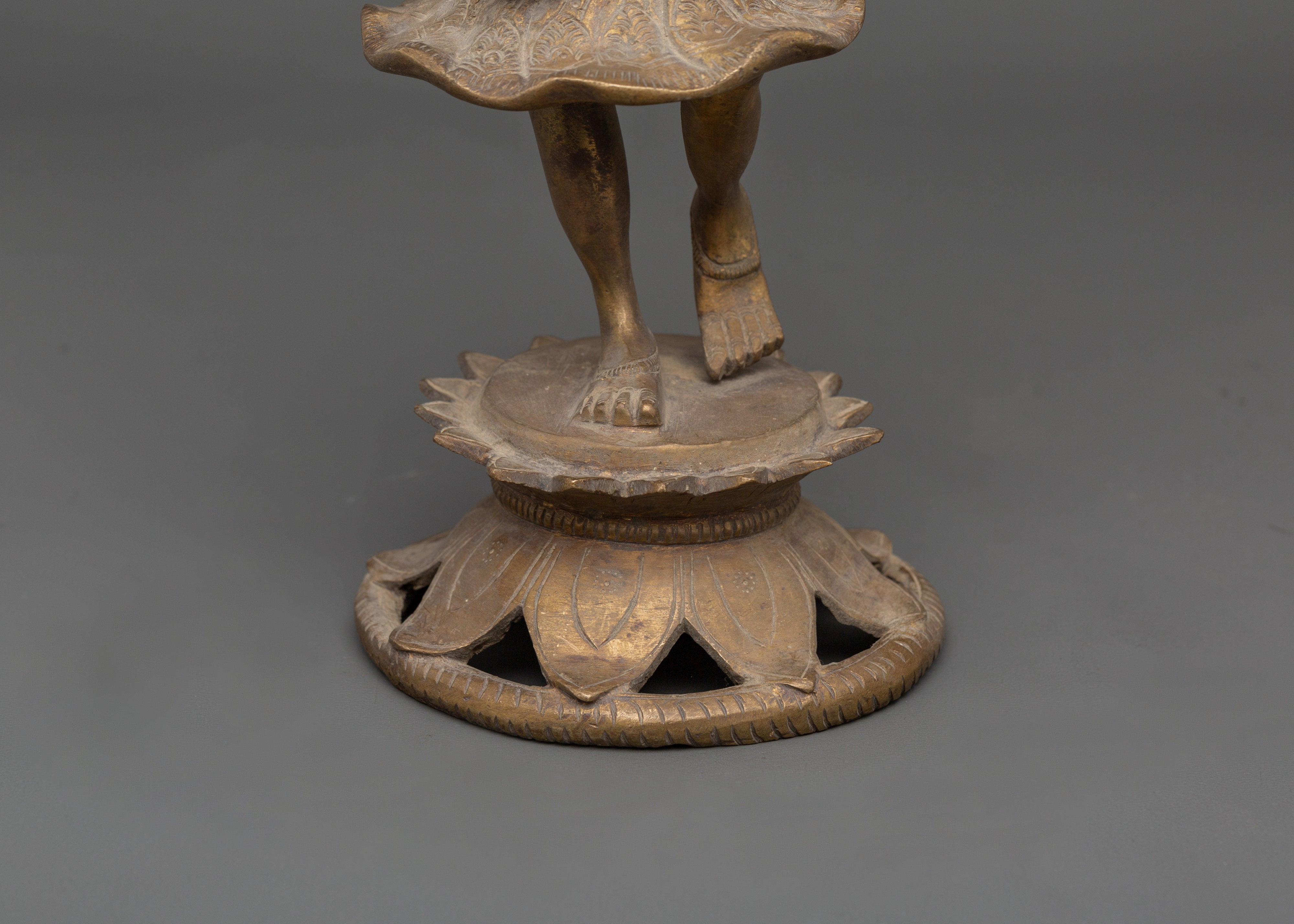 Dancing Tara Statue in Antique Finish | Buddhist Compassion Goddess Sculpture