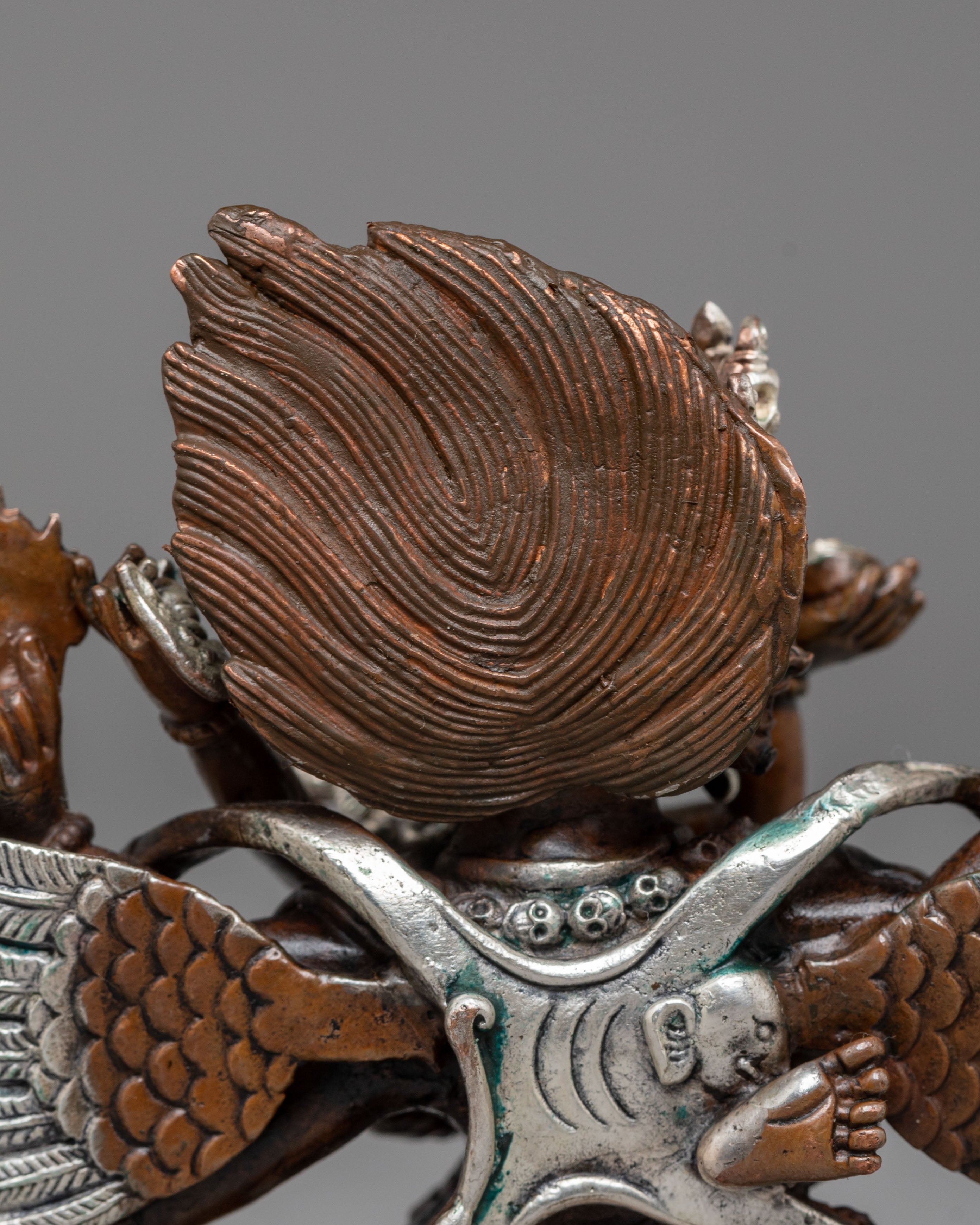 Handmade Vajrakilaya Buddhist Statue | Tibetan Wrathful Deity Sculpture