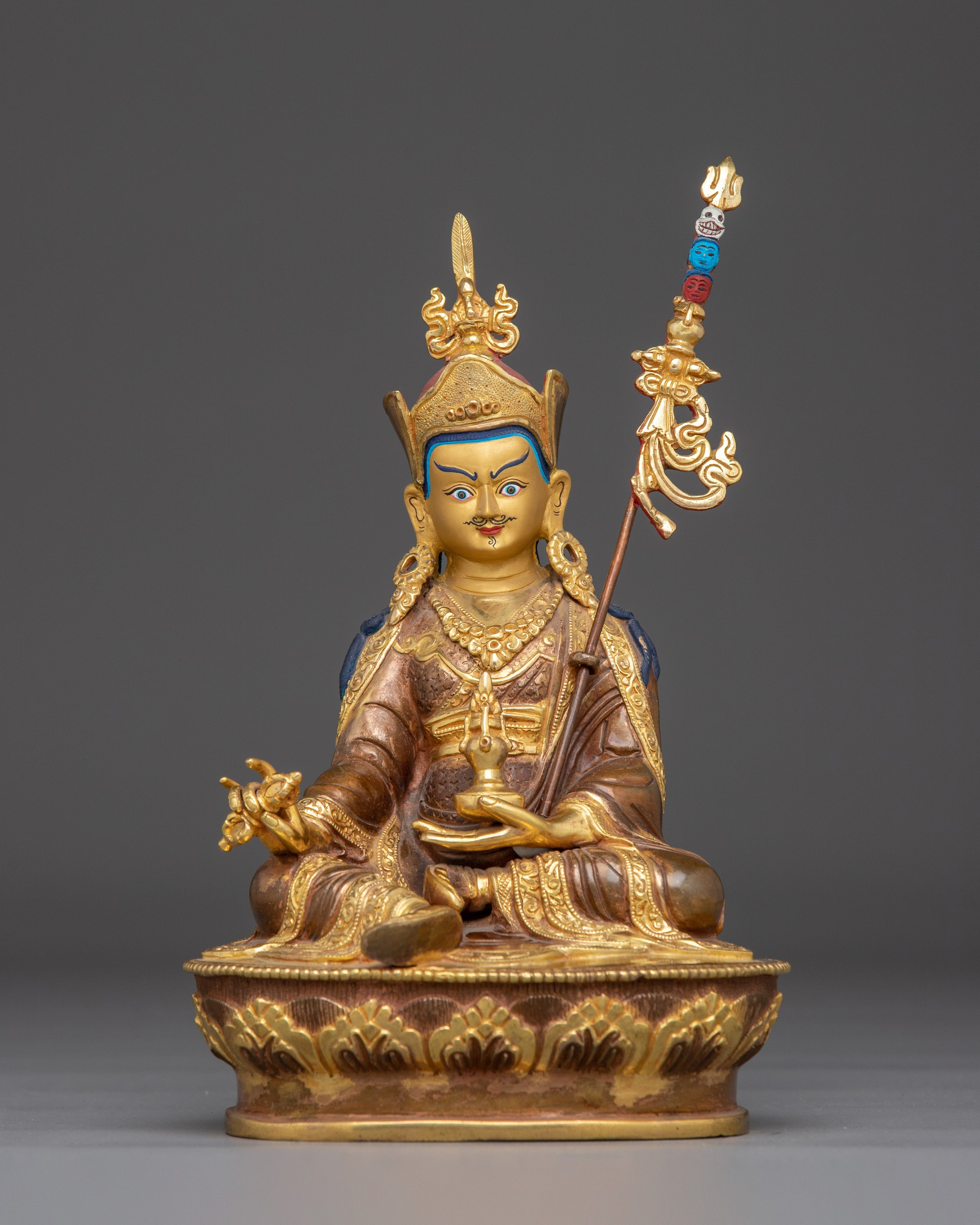 Meditating Lord Padmasambhava Statue