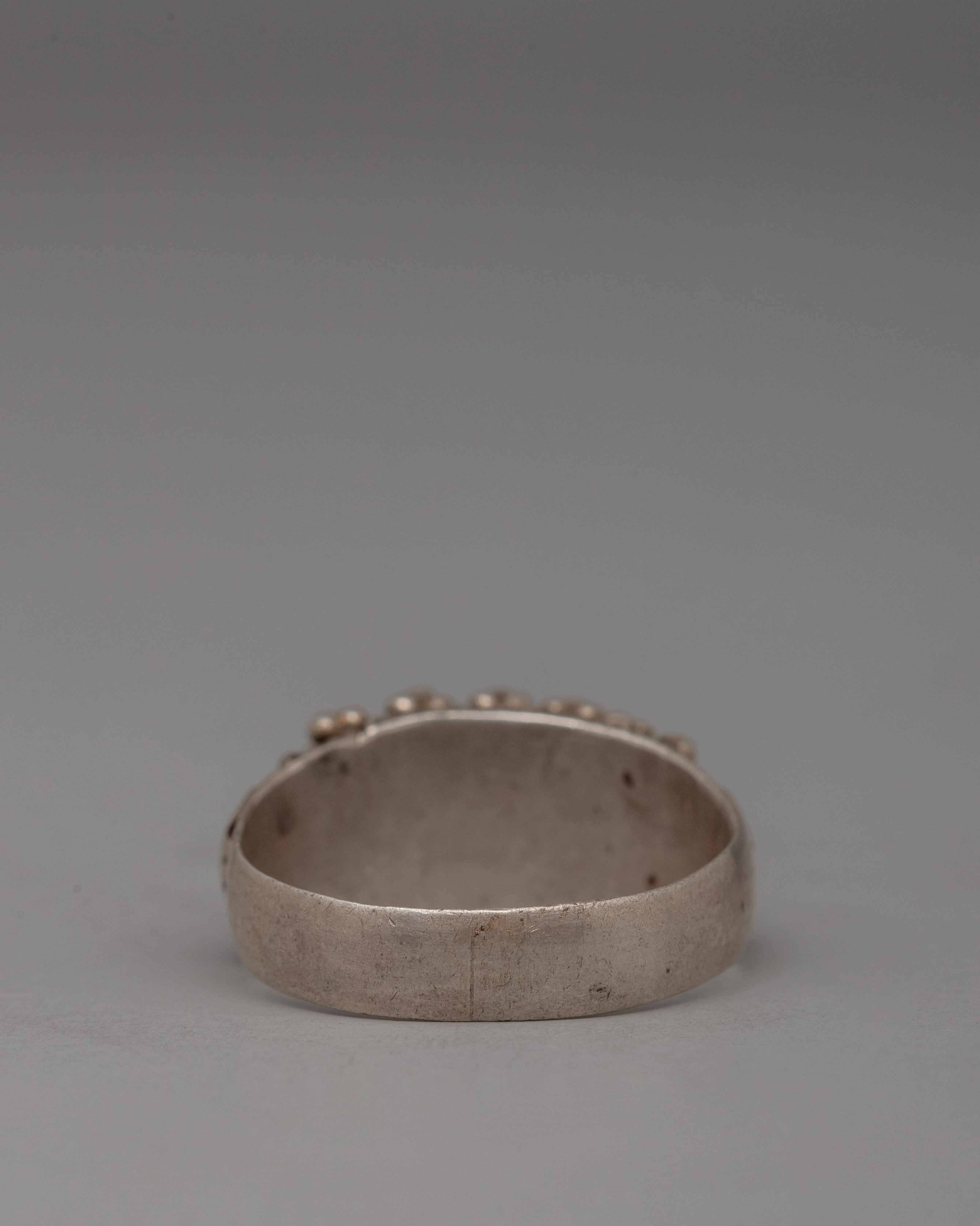 Handcrafted Silver Coral Ring | Sterling Silver Jewelry