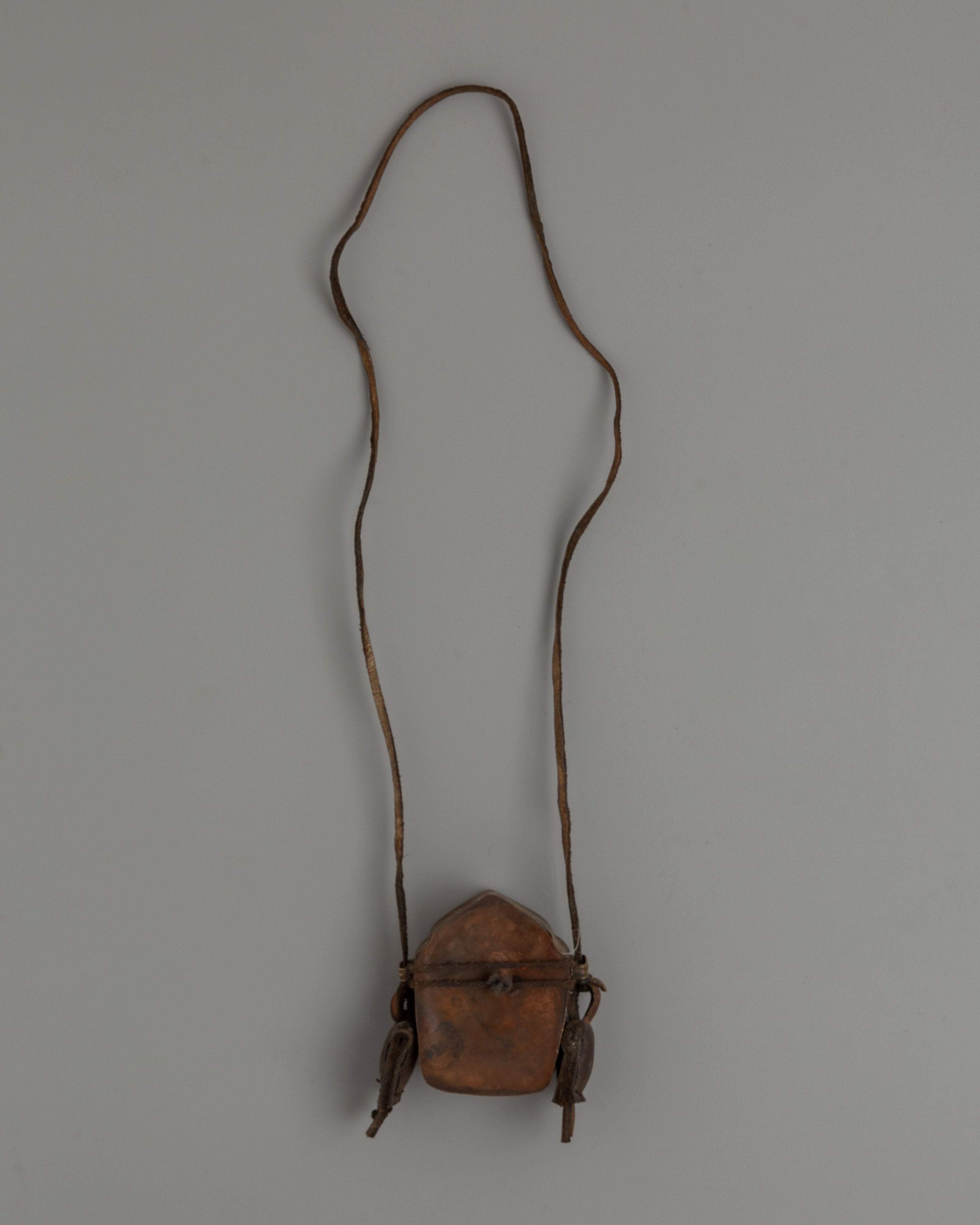 Buddhist Blessing Instrument Ghau Box | Sacred Amulet of Protection