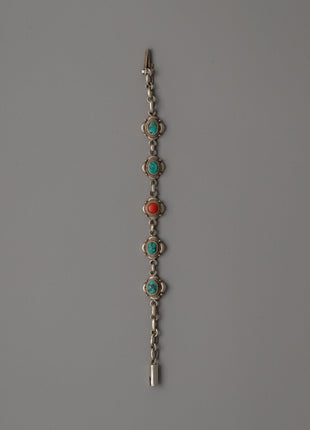 Tibetan Silver Chain Bracelet