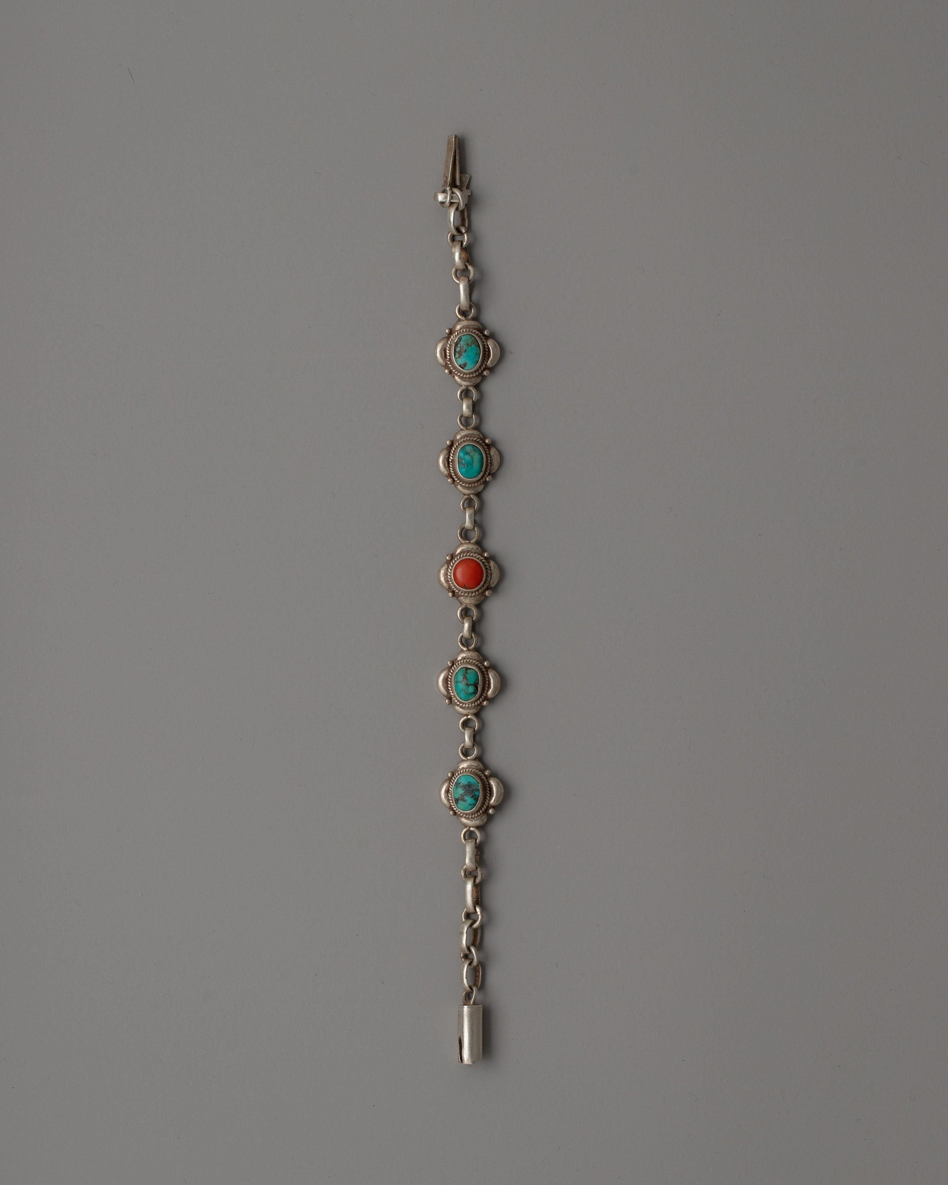 Tibetan Silver Chain Bracelet