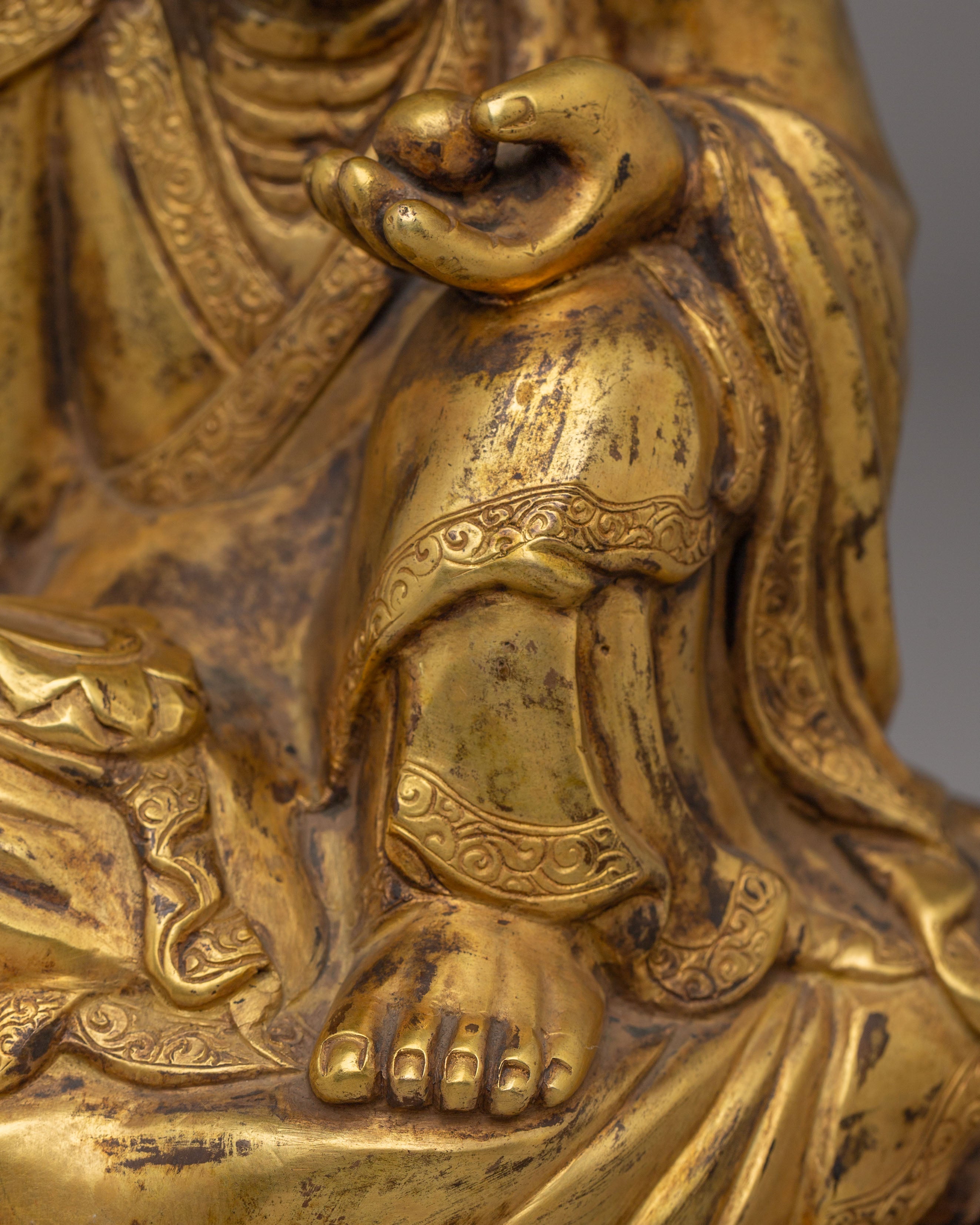 Tibetan Buddhist Kshitigarbha Statue | Symbol of Compassion