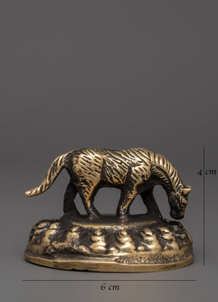 Mini Brass Horse Statue | Handcrafted Spiritual Animal Figurine