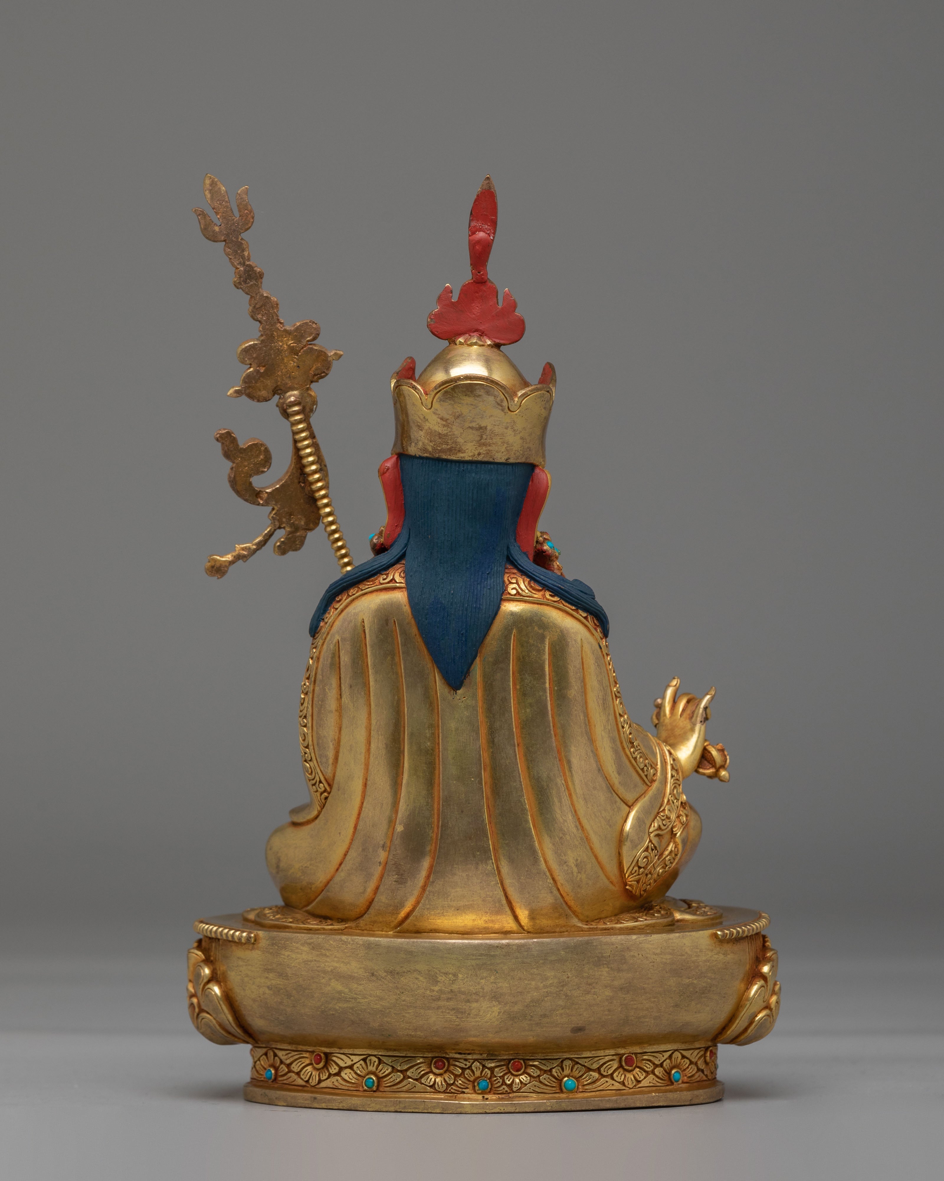 Sacred Padmasambhava Altar Sculpture | Tibetan Buddhist Artwork