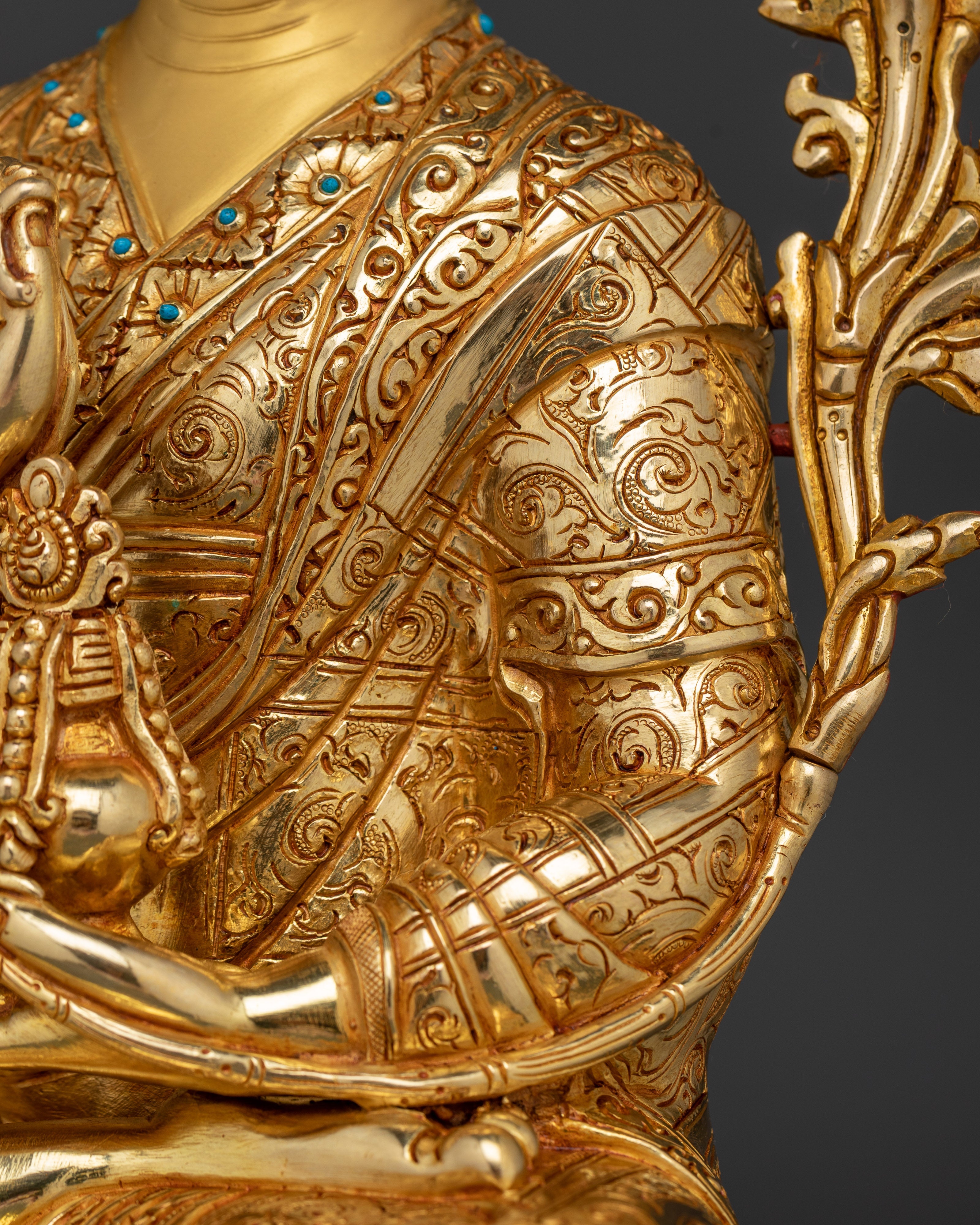 Spiritual Tsongkhapa Buddha Statue | Enlightened Tibetan Sage