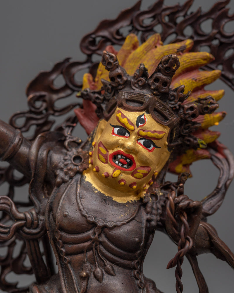 Small Vajrapani Statue | Petite Buddhist Figurine