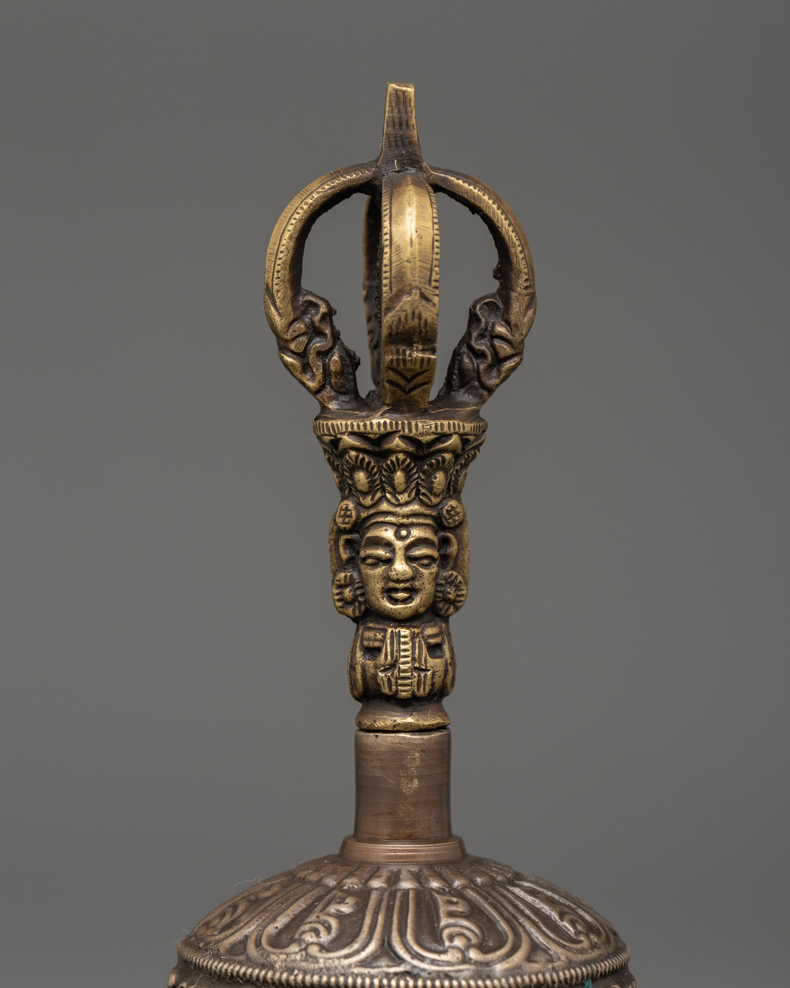 Bronze Bell and Vajra Ritual Item | Sacred Ritual Tool