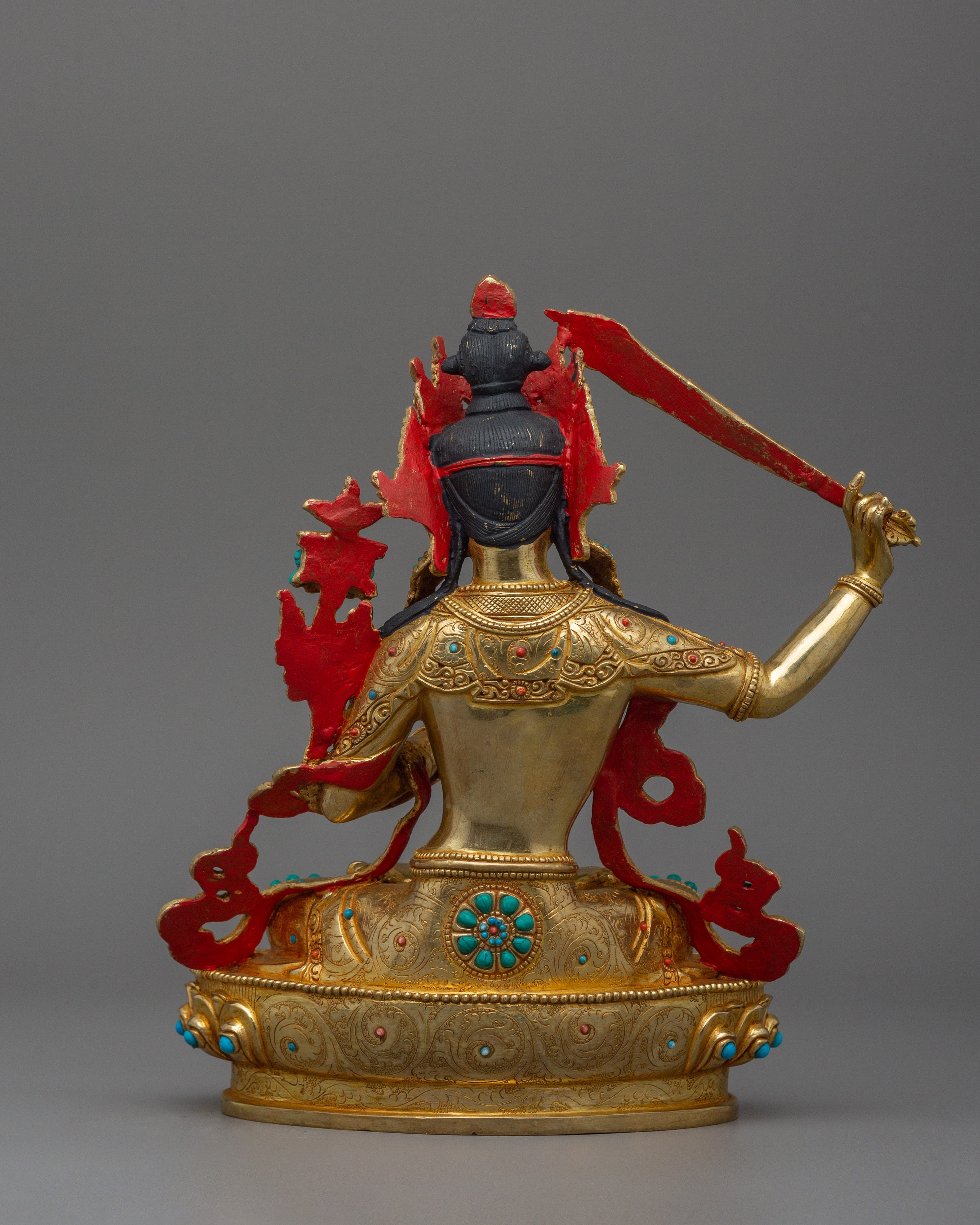 Handmade Sculpture of Manjushri |  Representing the perfection of wisdom