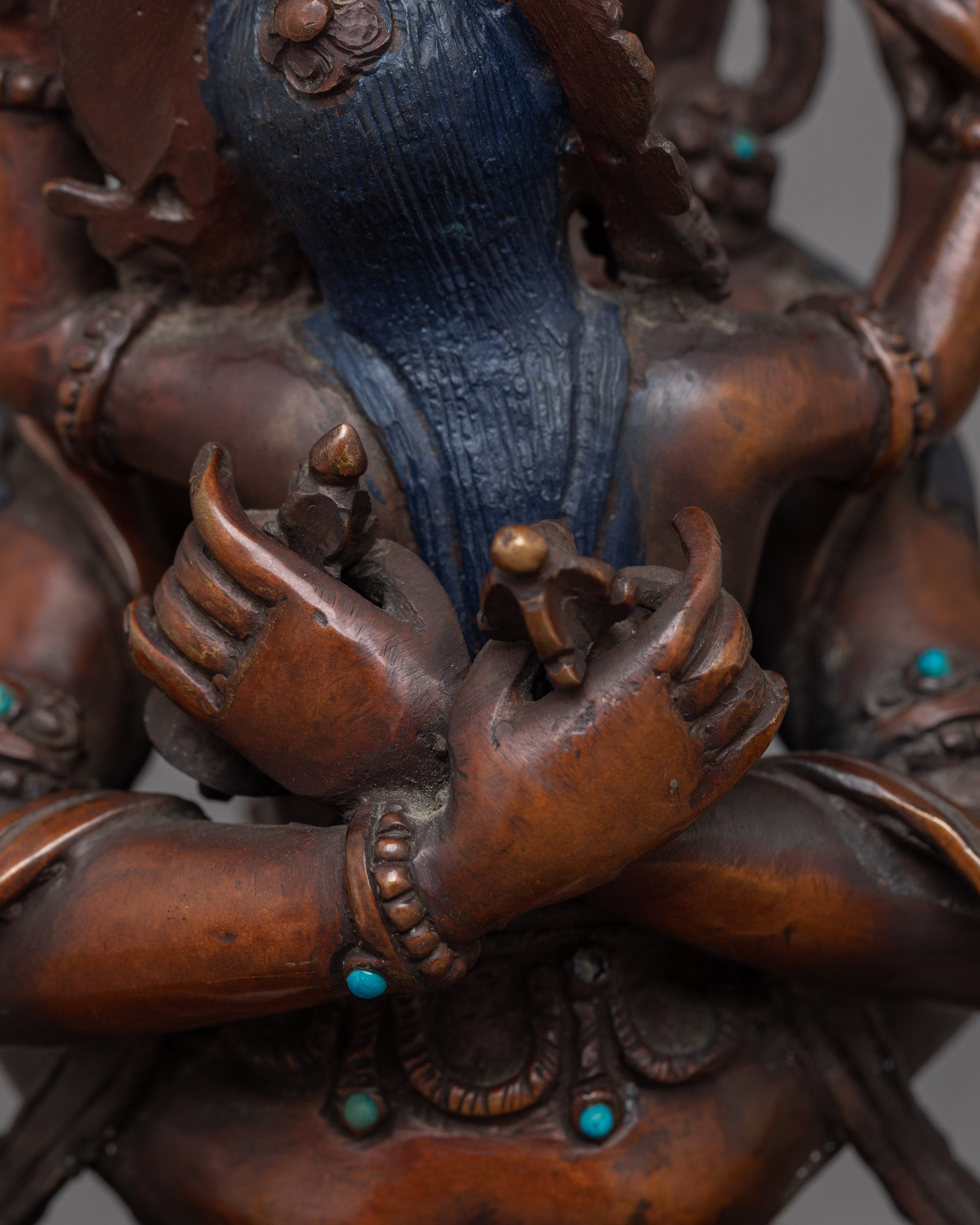 Himalayan Statue of Vajradhara with Consort | The Union of Wisdom and Compassion