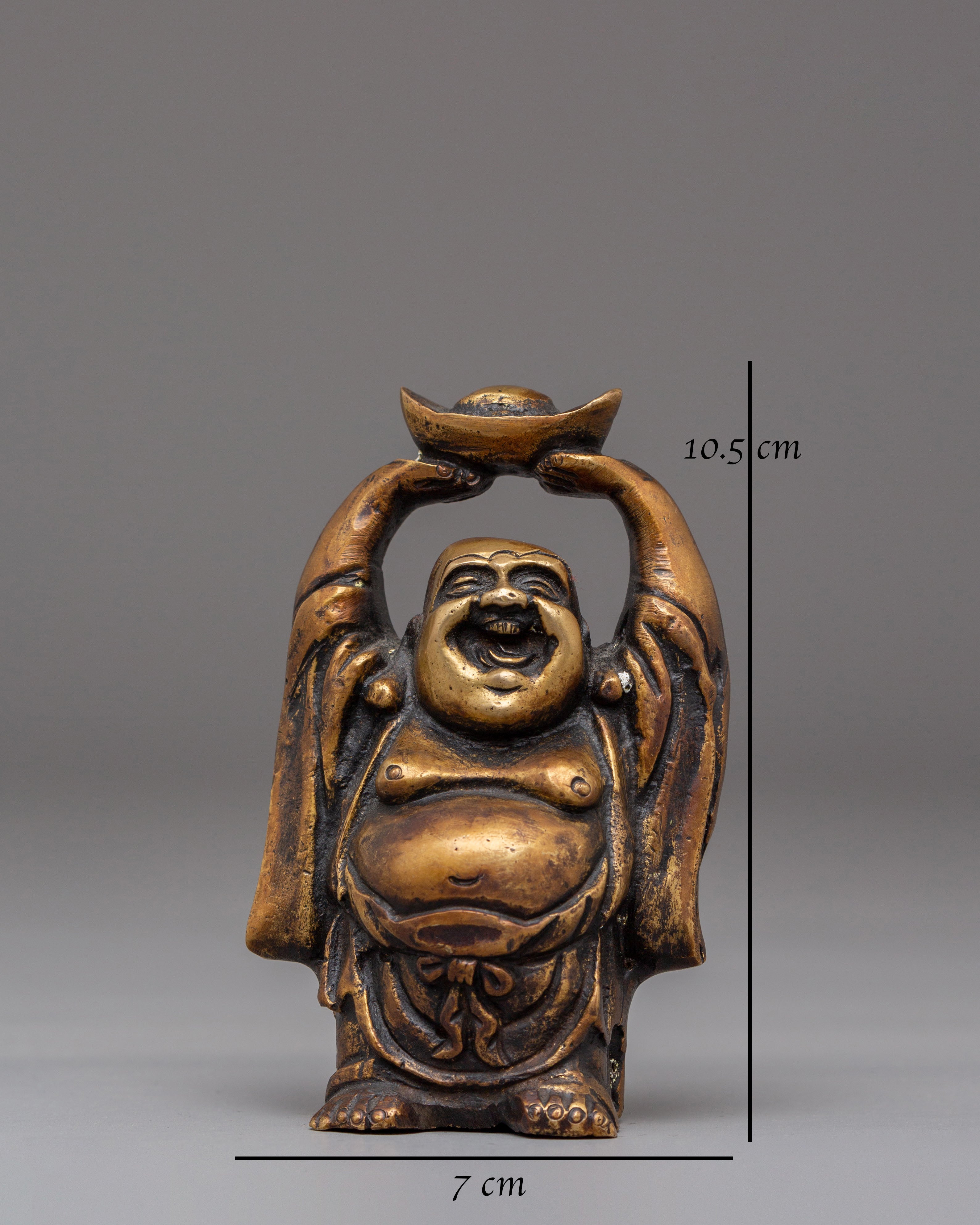 Handcrafted Laughing Buddha Set