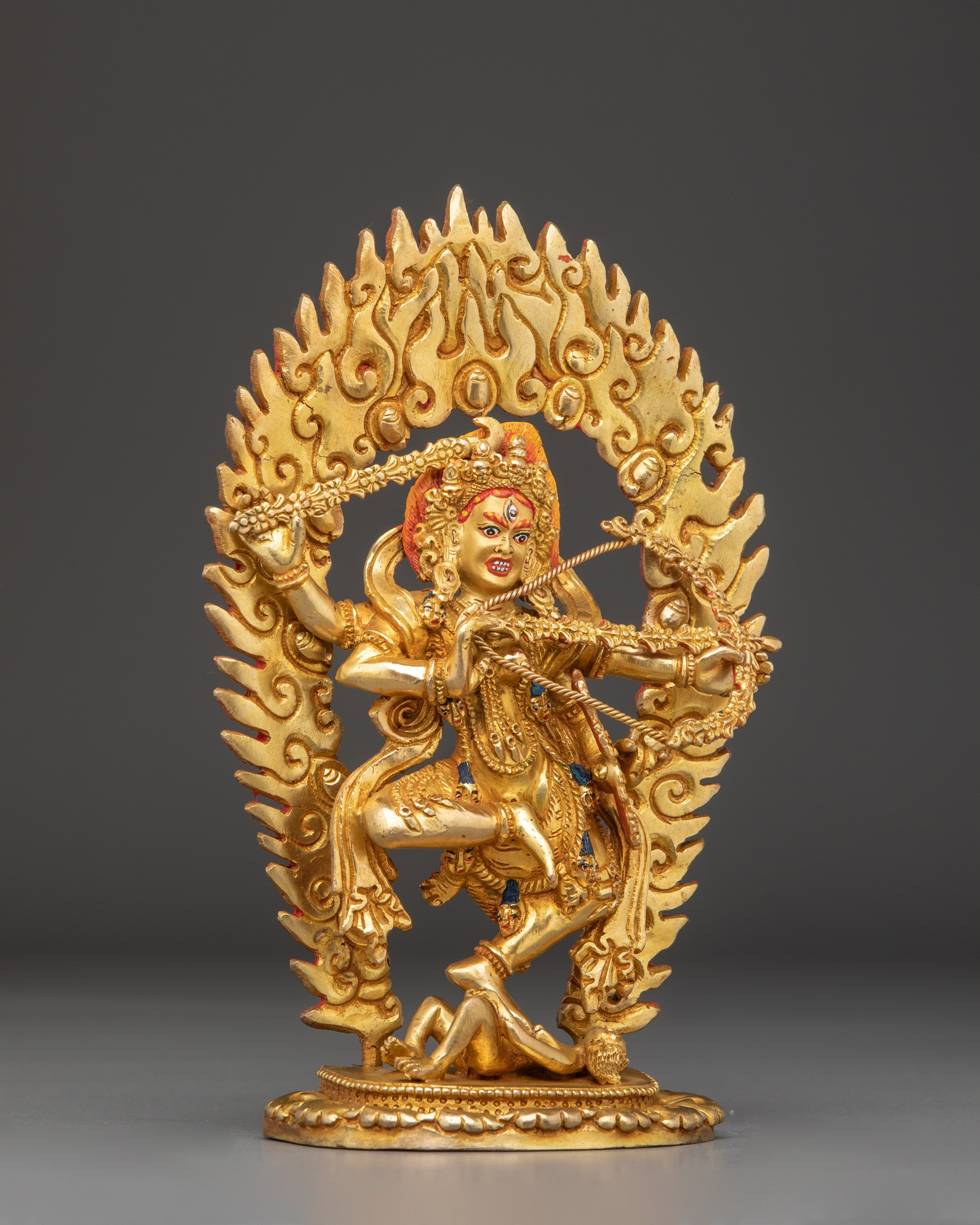 Tibetan Kurukulla Protection Statue | Handcrafted Tibetan Deity