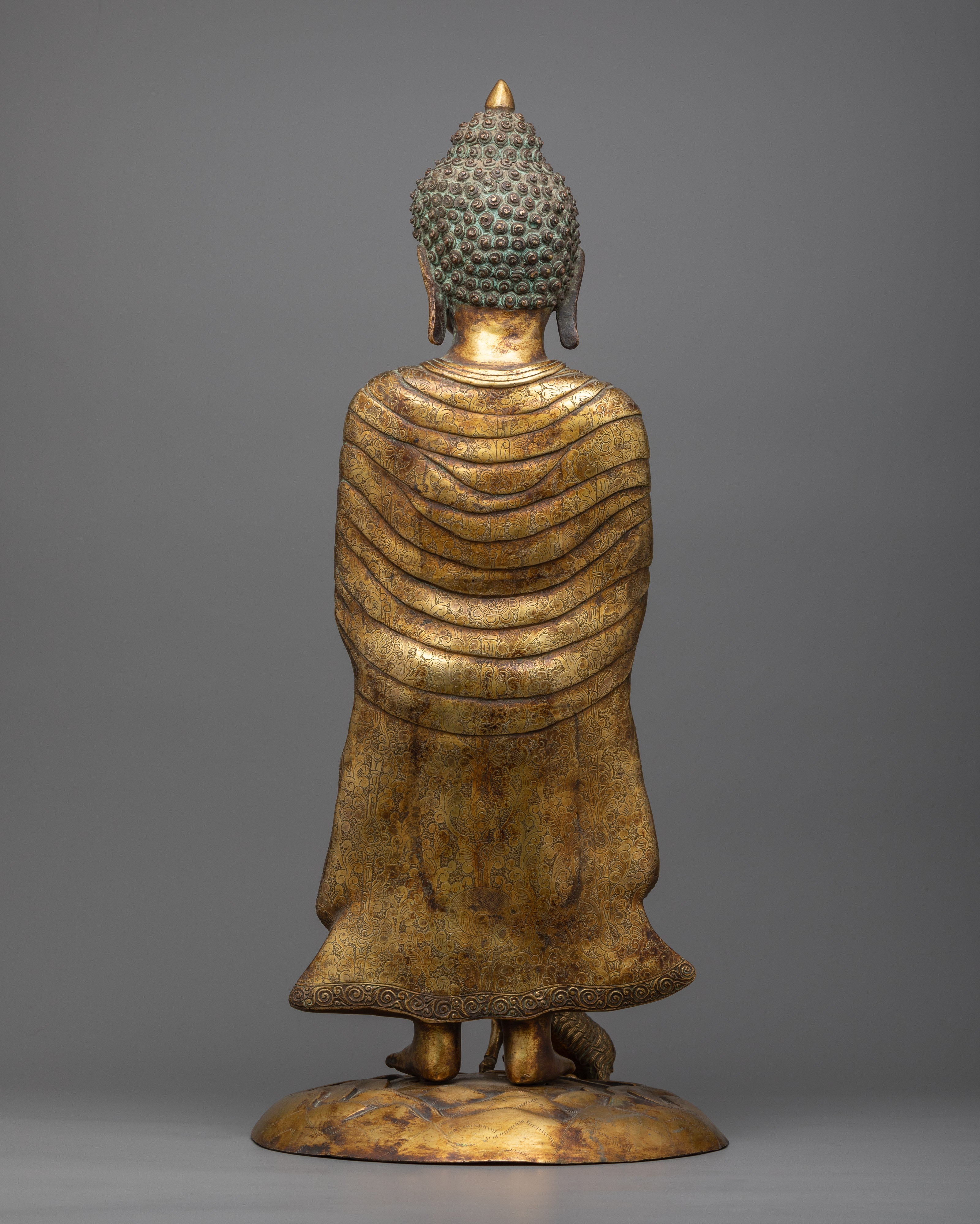 Standing Buddha Shakyamuni Statue | Enlightenment in Your Sacred Space