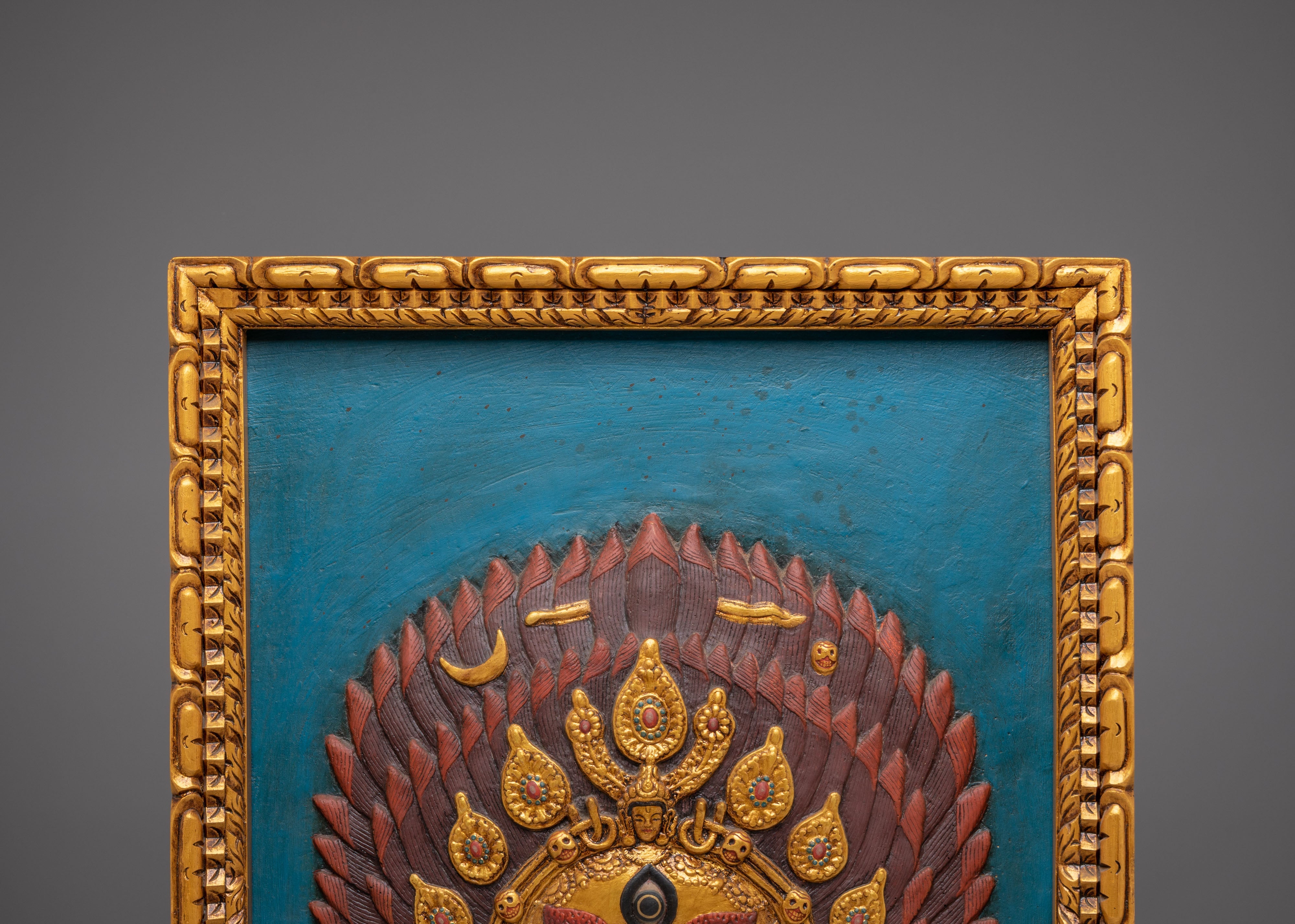 Handcrafted Bhairava Wall Hanging | Traditional Artwork for Spiritual Decor
