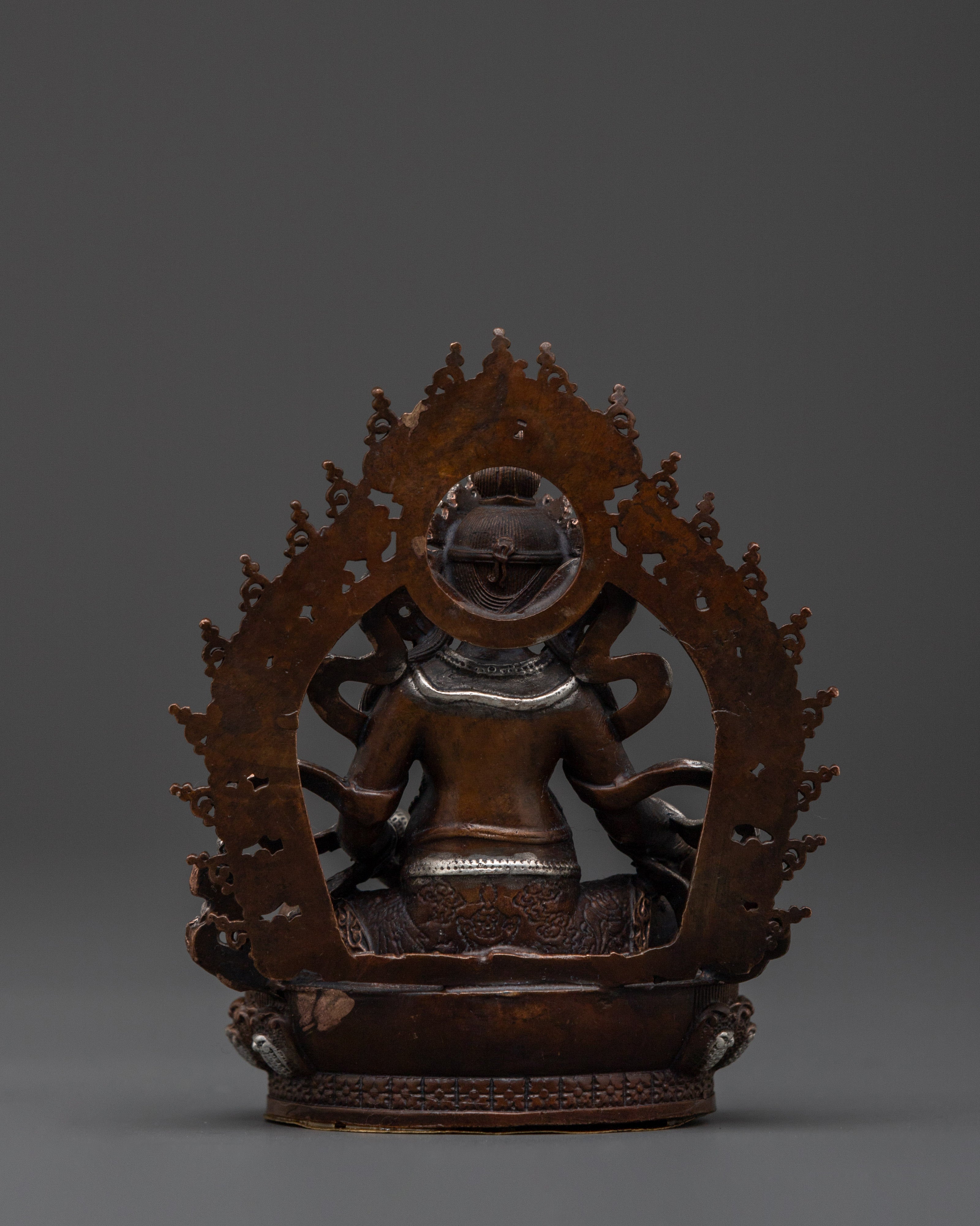 Oxidized Statue of Dzambhala | Altar and Prosperity