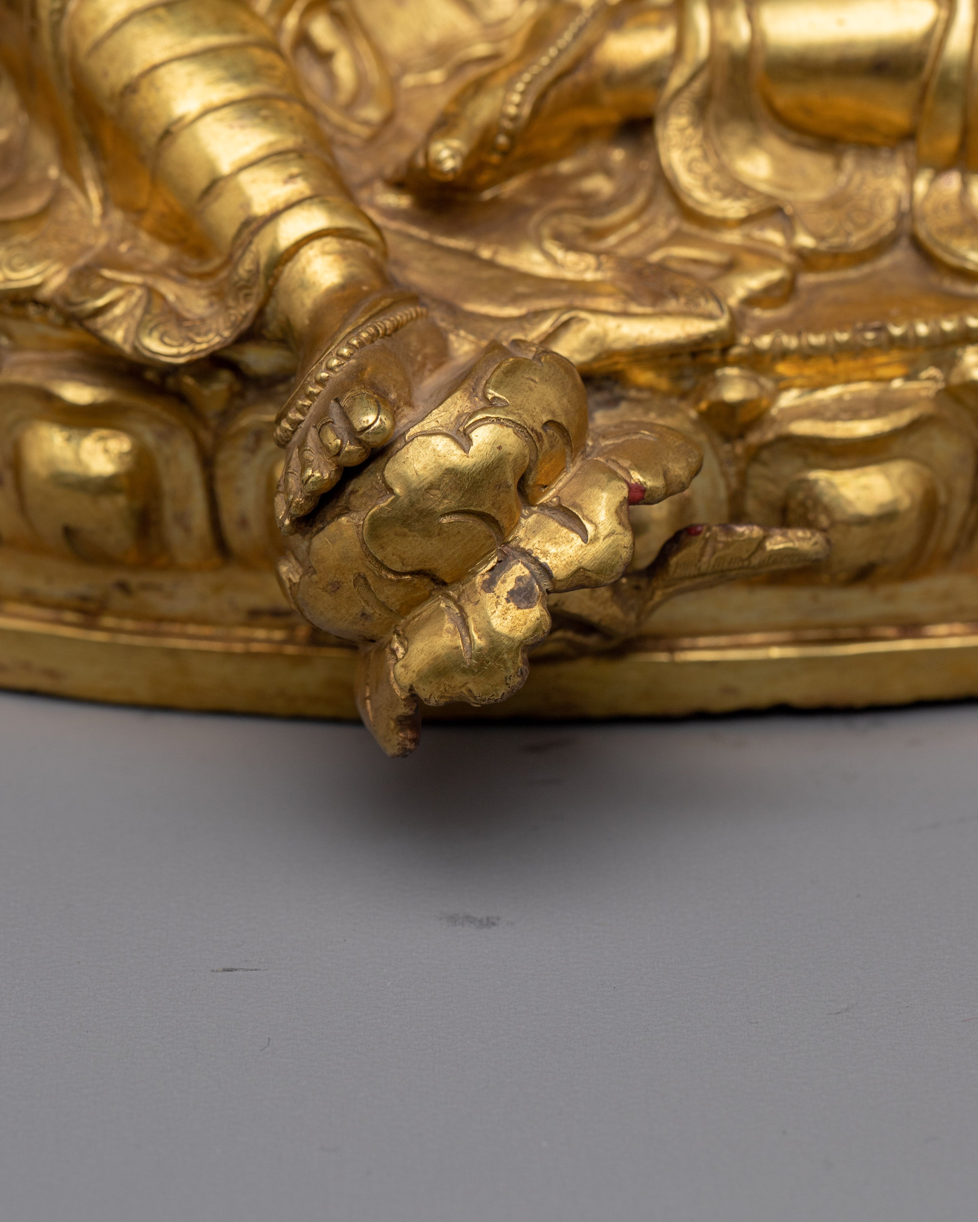 Golden Avalokiteshvara Statue | Bodhisattva of Compassion
