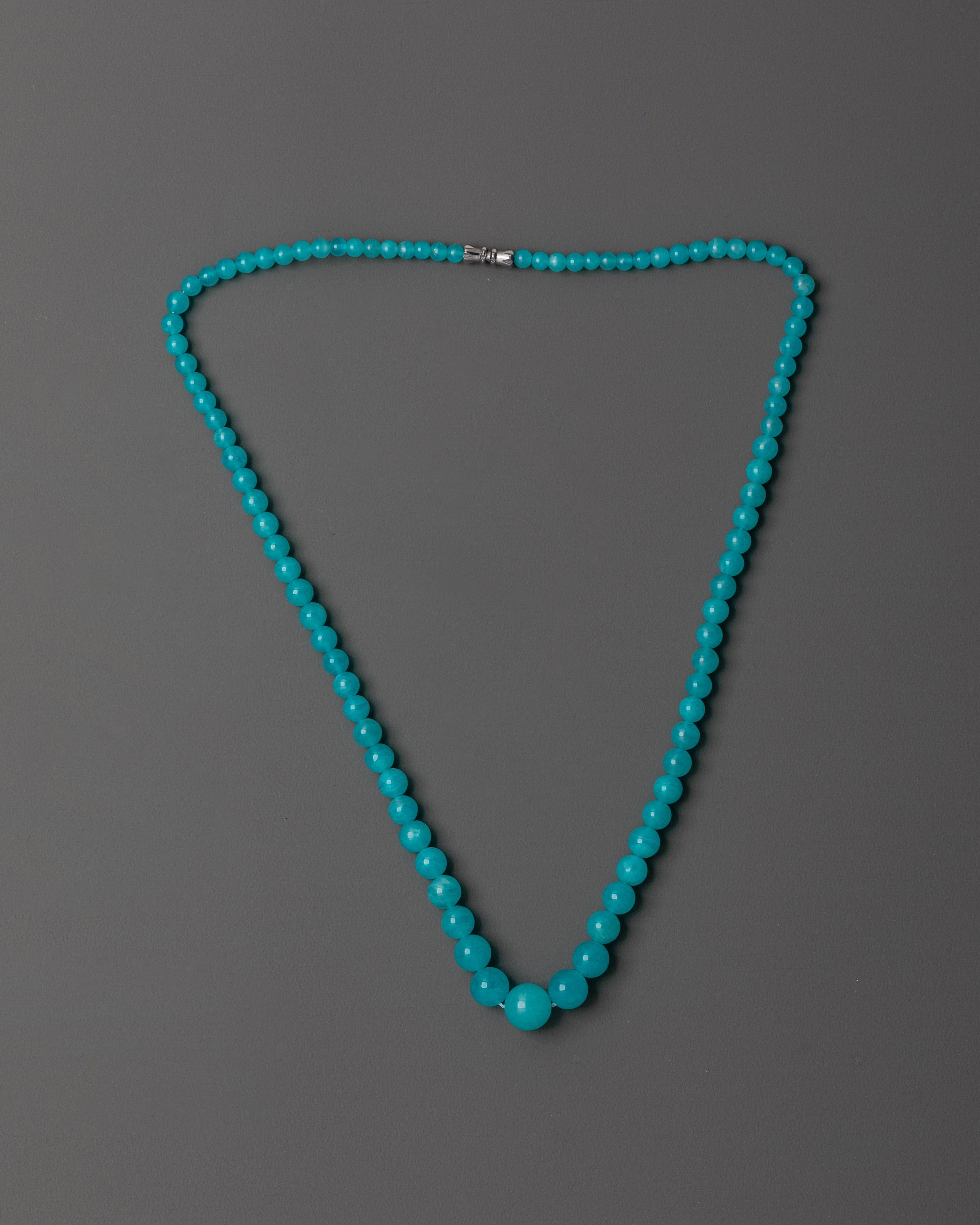 Handcrafted Amazonite Mala Beads | Healing Prayer Mala