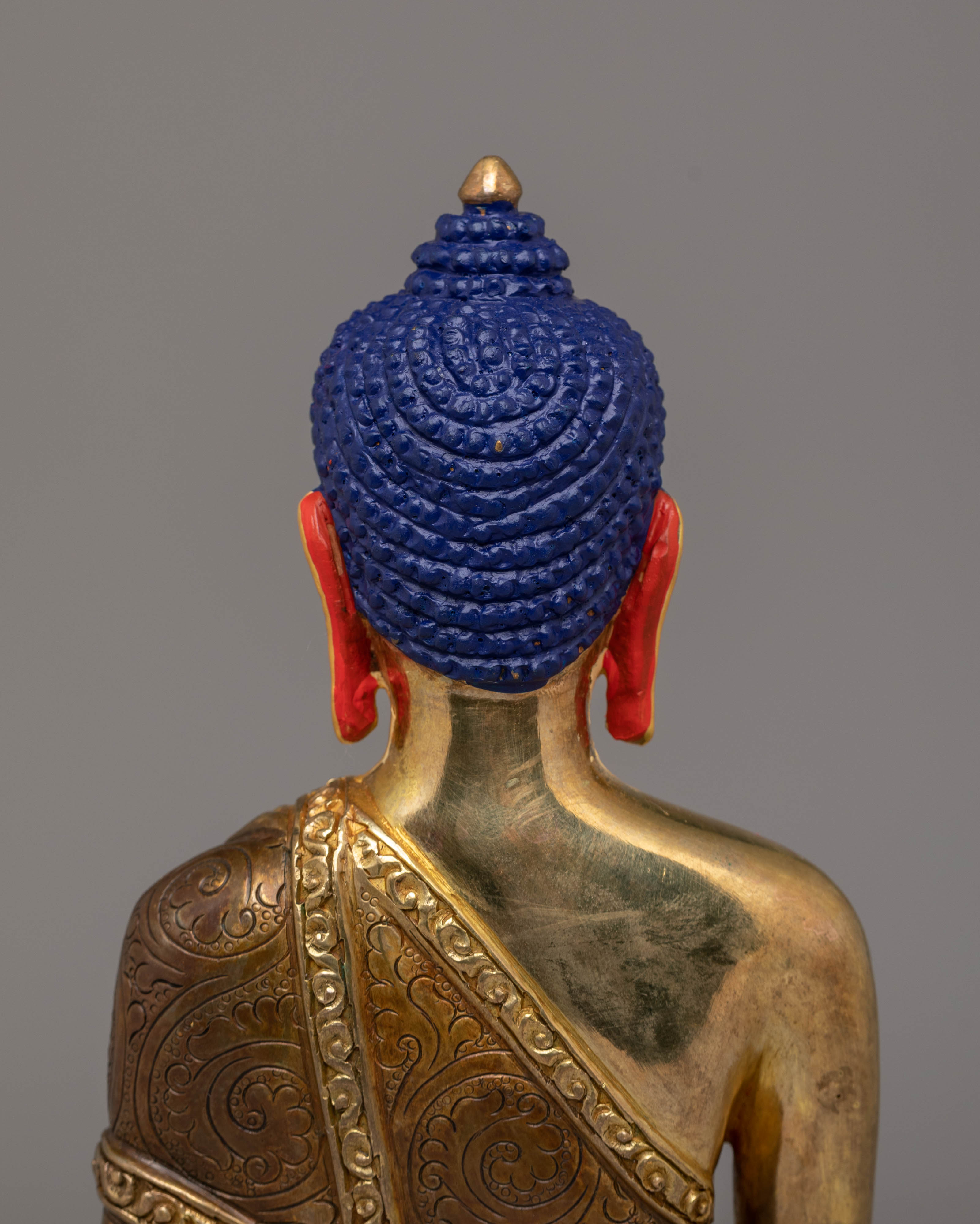 Handcrafted Gautam Buddha Golden Statue