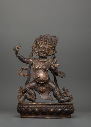 Bodhisattva Vajrapani Sculpture | The Guardian of Wisdom