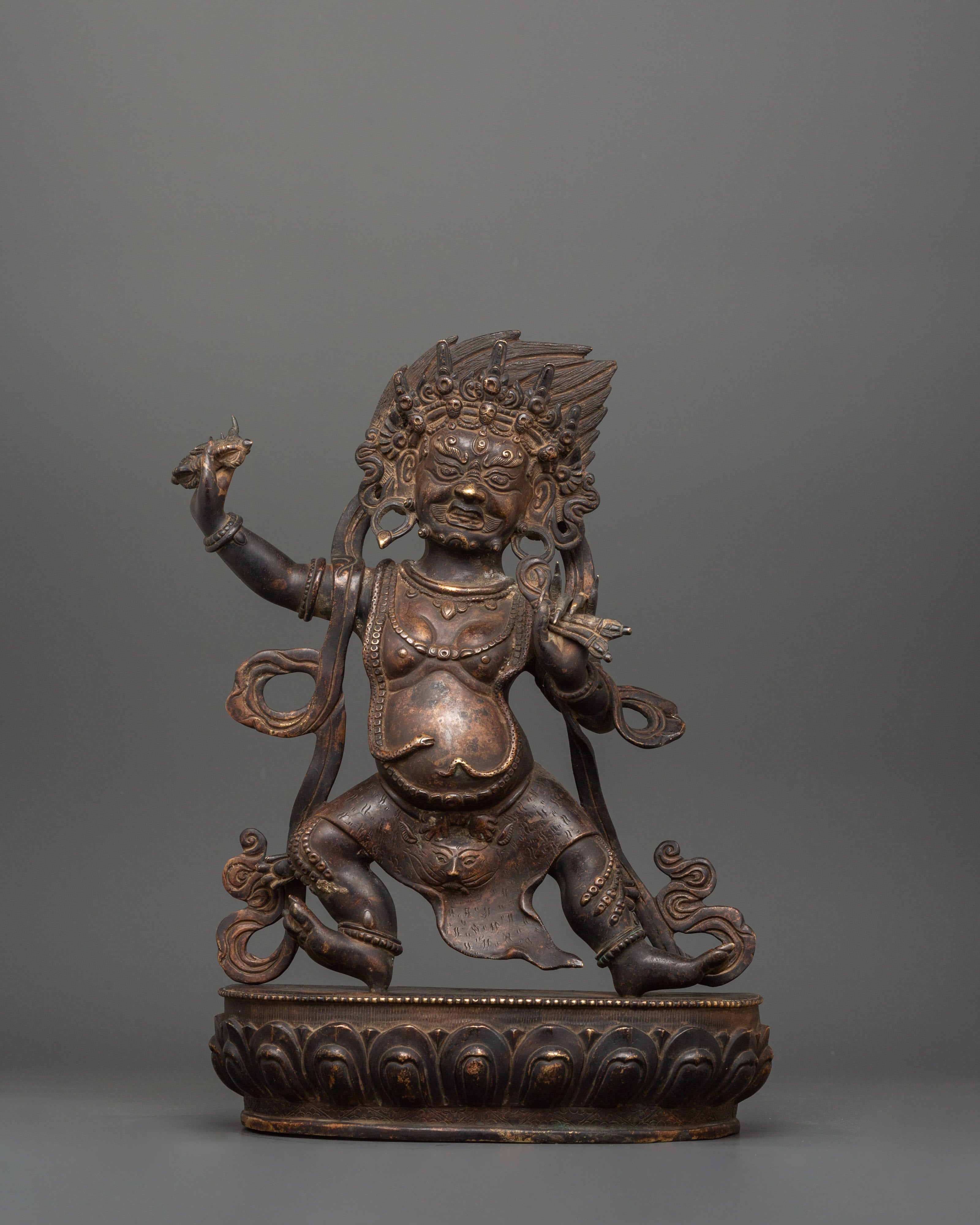 Bodhisattva Vajrapani Sculpture | The Guardian of Wisdom