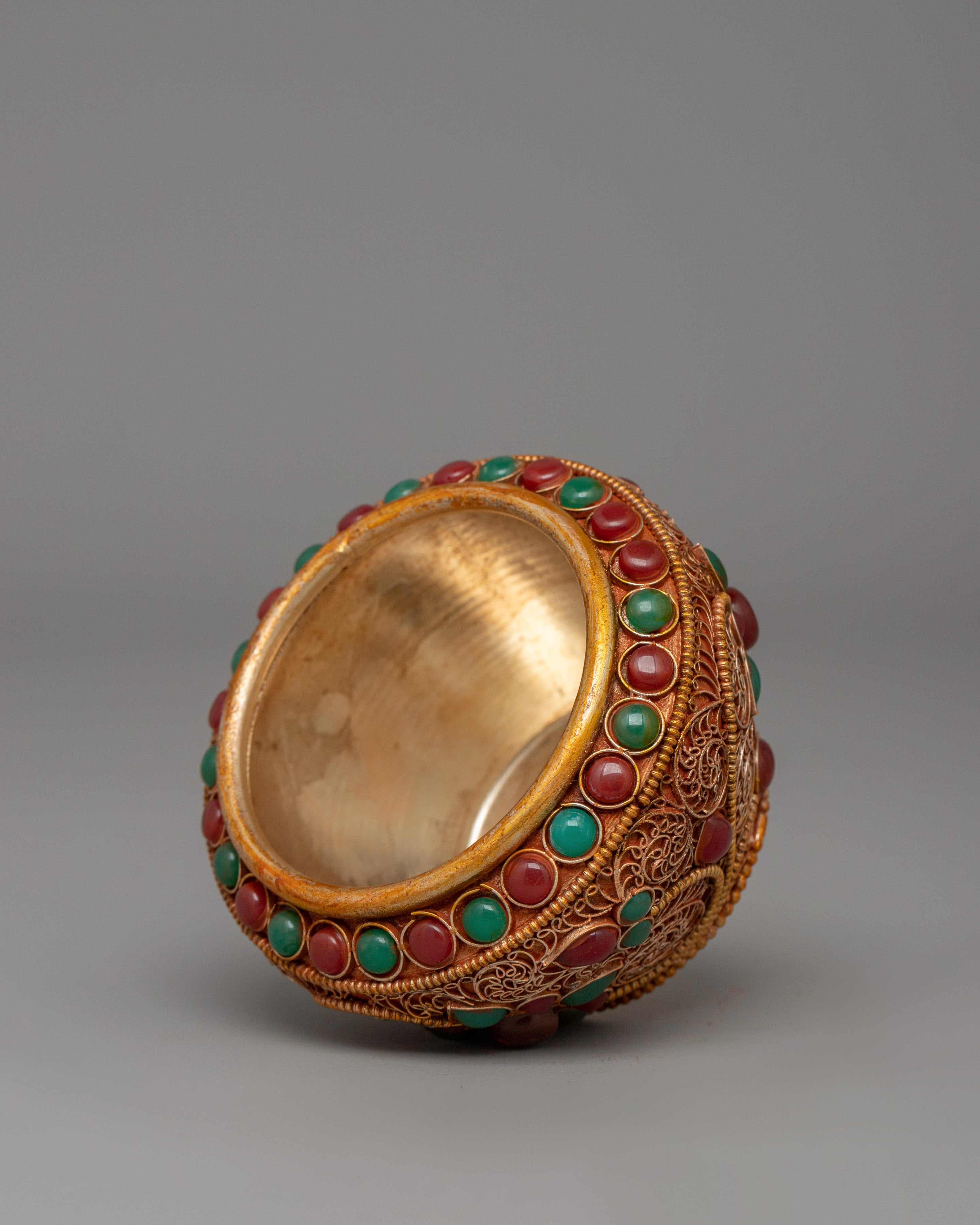 Golpa Spiritual Offering Bowl | Buddhist Religious Home Decor