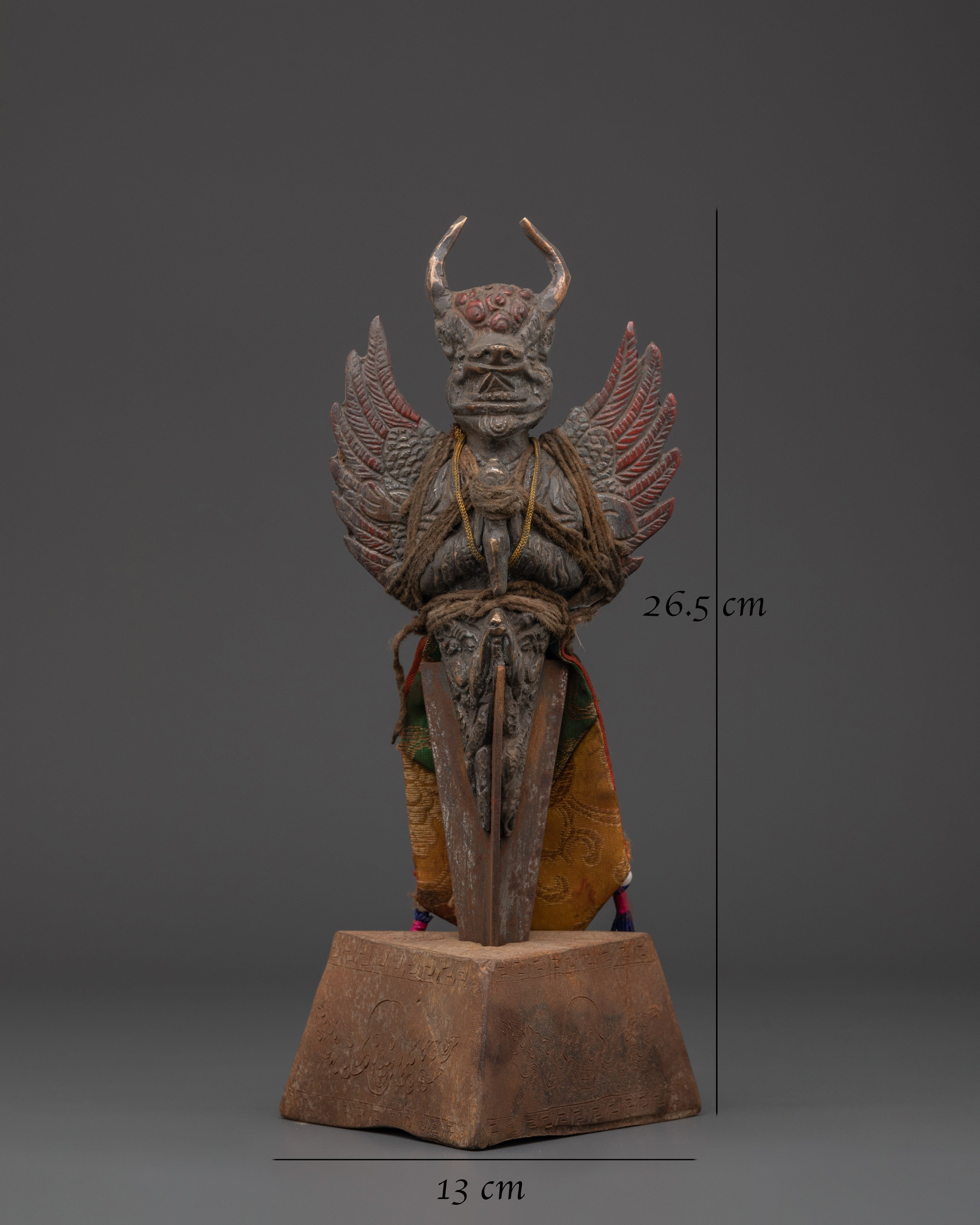 Protective Iron Phurba | Tibetan Sacred Ritual Dagger