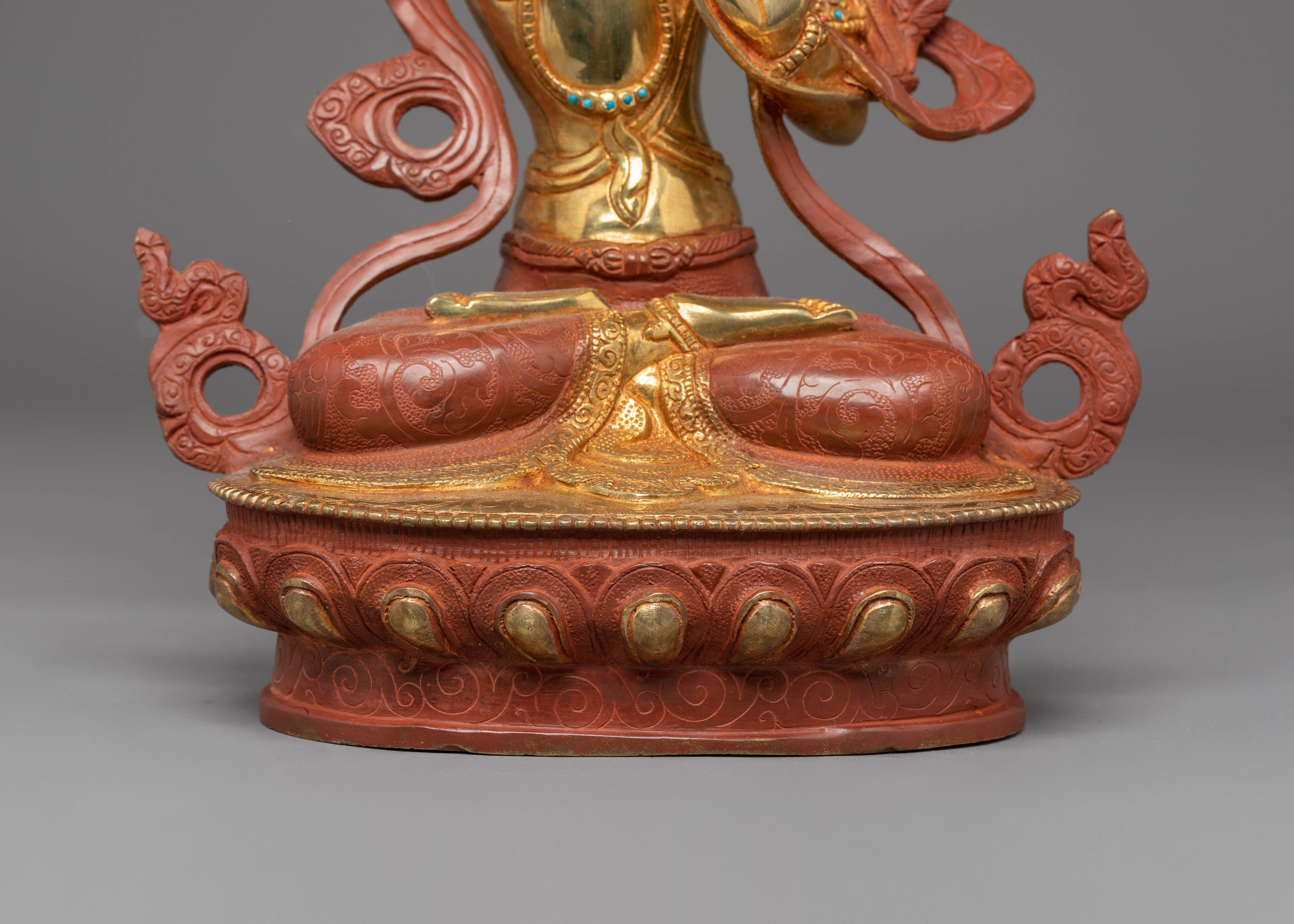 Handmade Bodhisattva Manjushri Statue | Bodhisattva Wisdom Deity